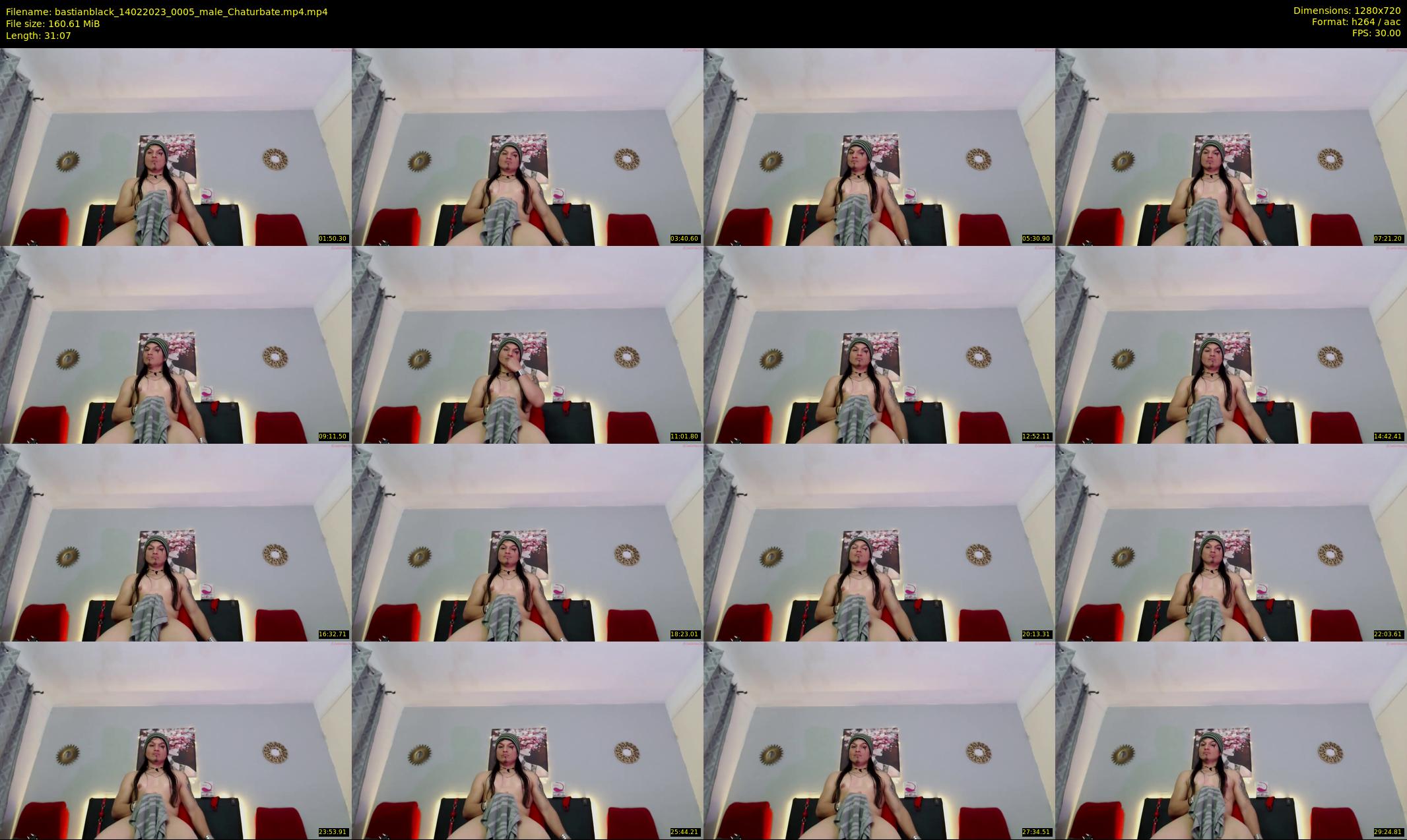bastianblack — 32 minute Chaturbate male cam show recording, 720p, Feb 14, 2023