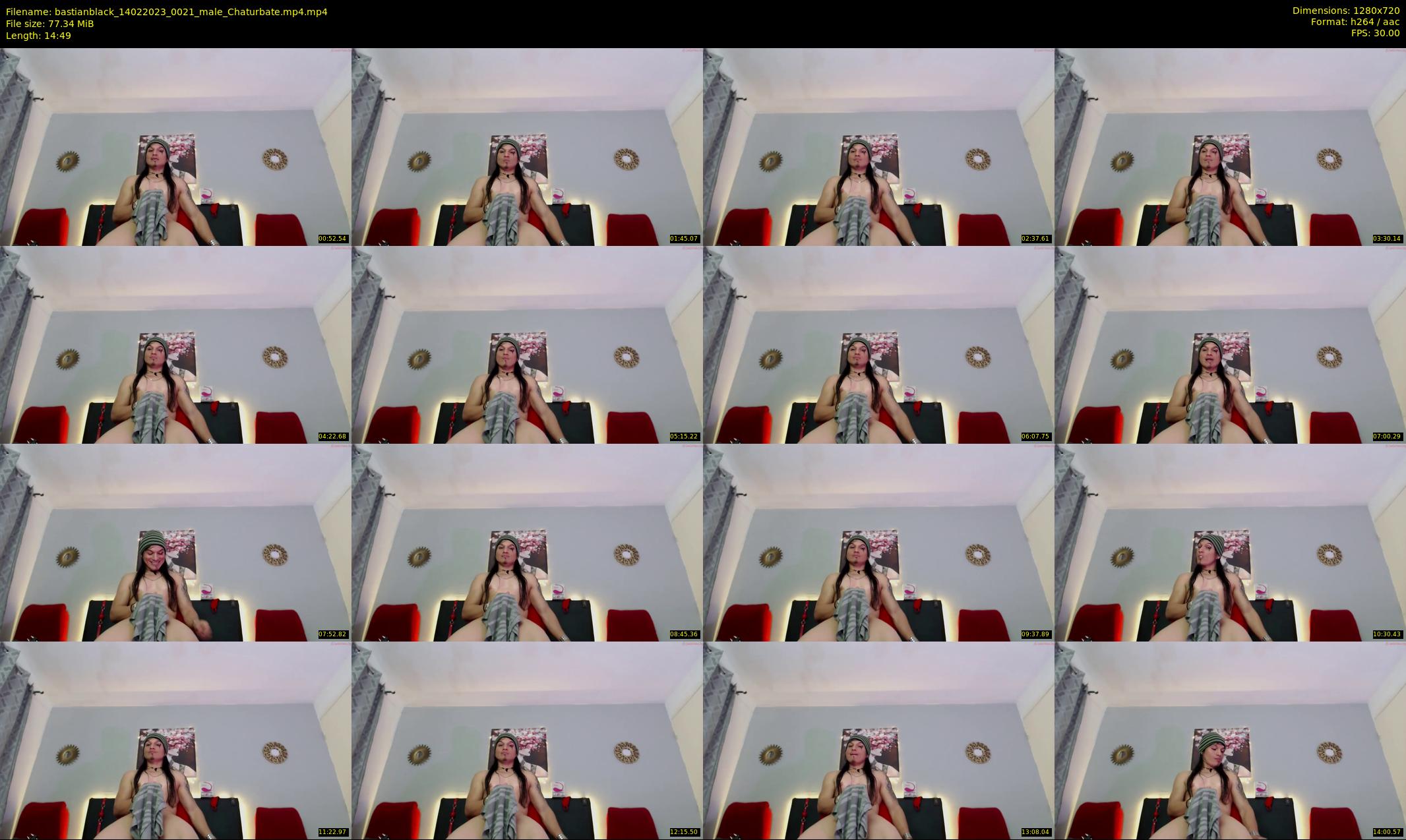 bastianblack — 15 minute Chaturbate male cam show recording, 720p, Feb 14, 2023