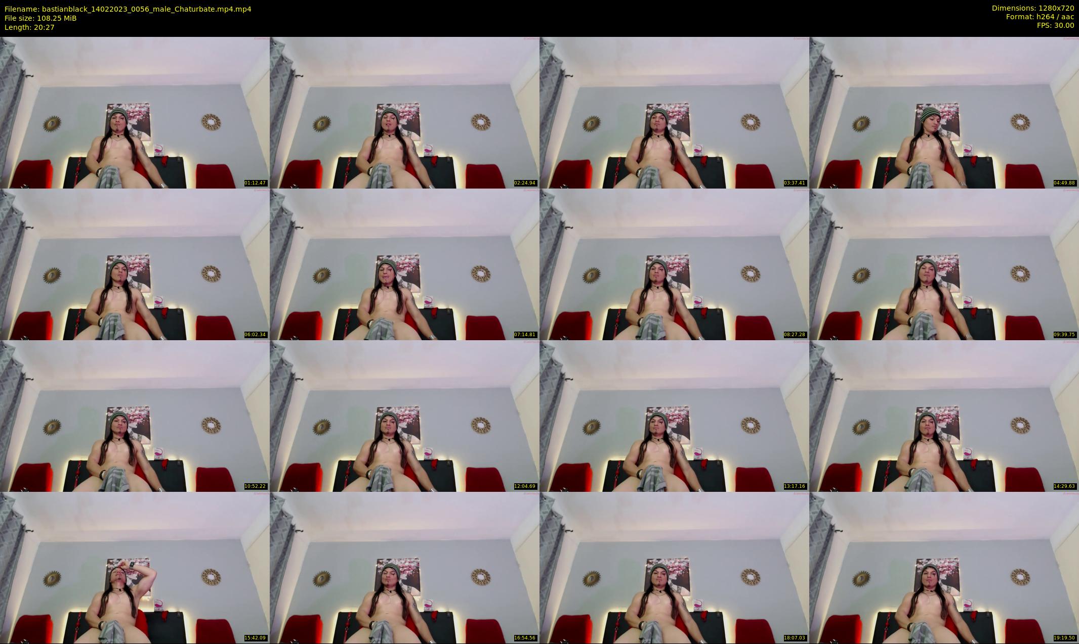 bastianblack — 21 minute Chaturbate male cam show recording, 720p, Feb 14, 2023
