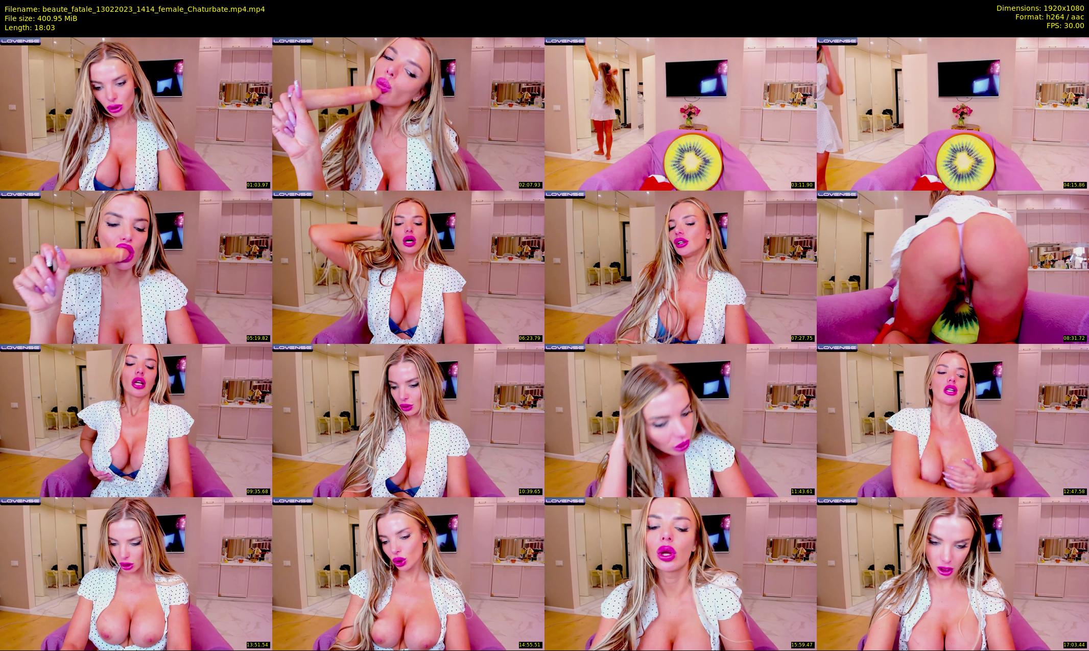 beaute_fatale — 19 minute Chaturbate female cam show recording, 1080p, Feb 13, 2023