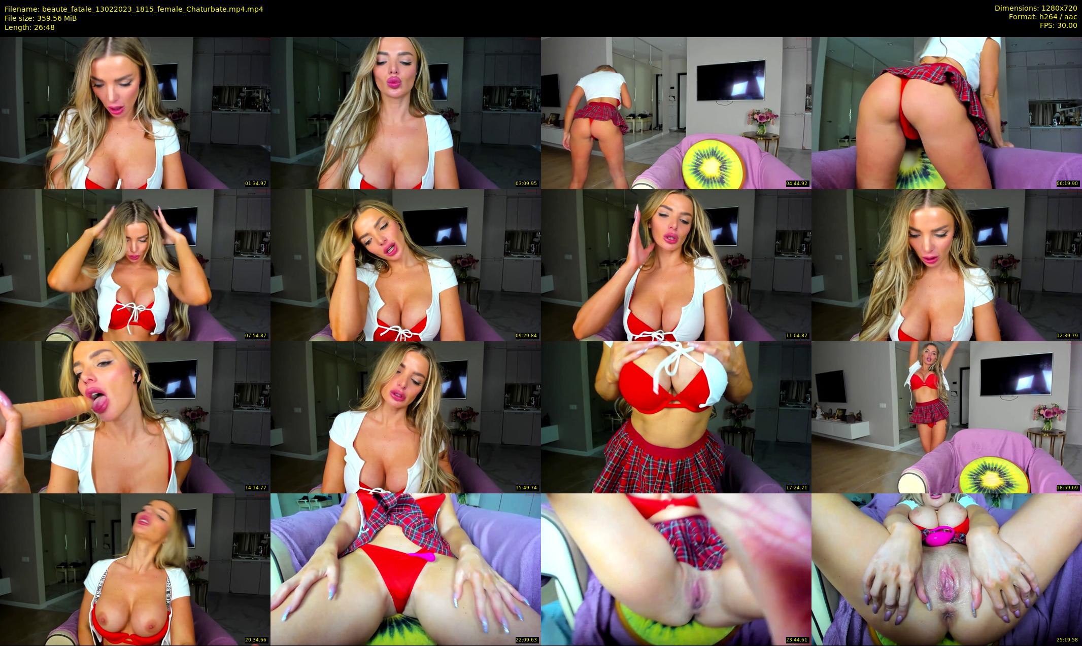 beaute_fatale — 27 minute Chaturbate female cam show recording, 720p, Feb 13, 2023