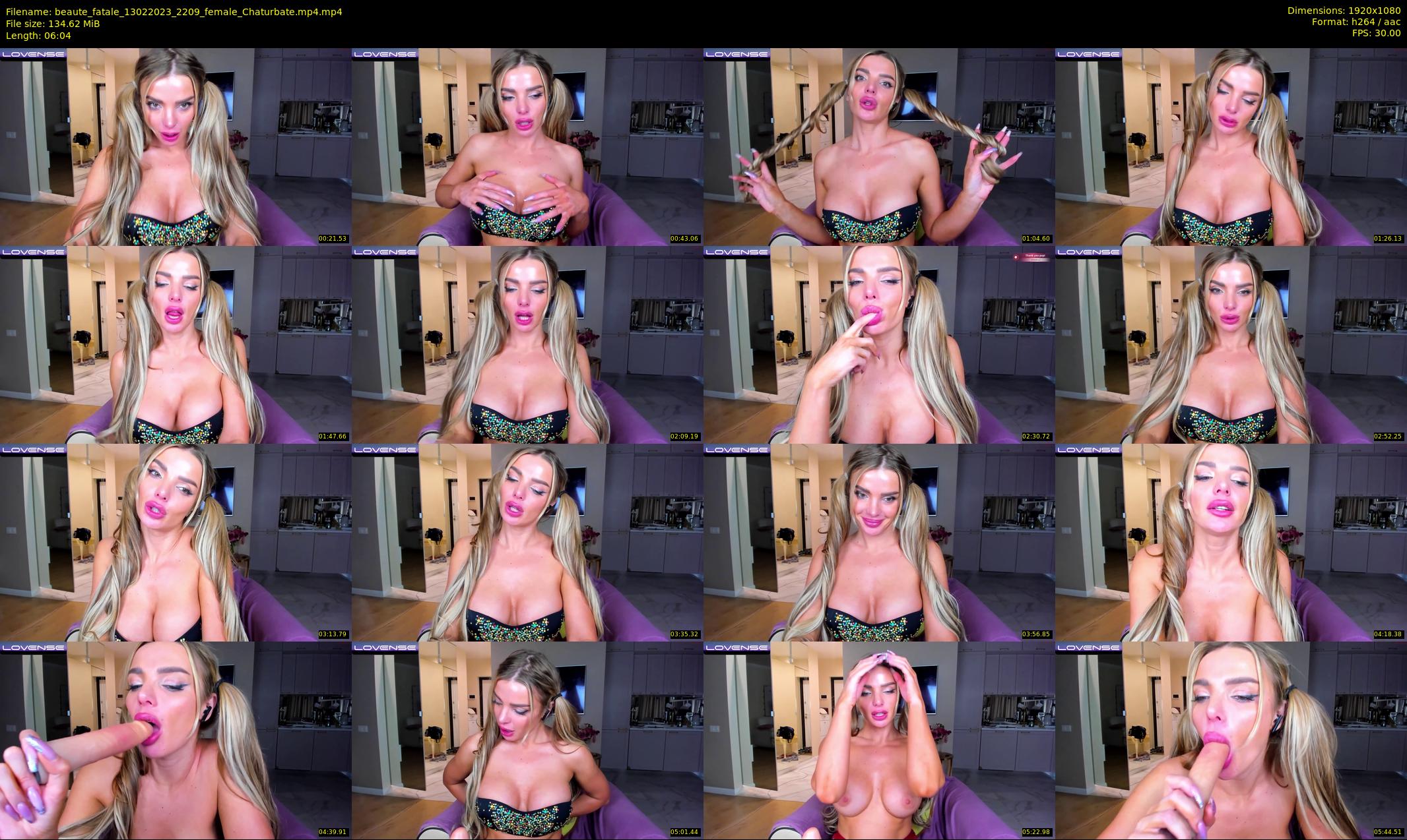 beaute_fatale — 7 minute Chaturbate female cam show recording, 1080p, Feb 13, 2023