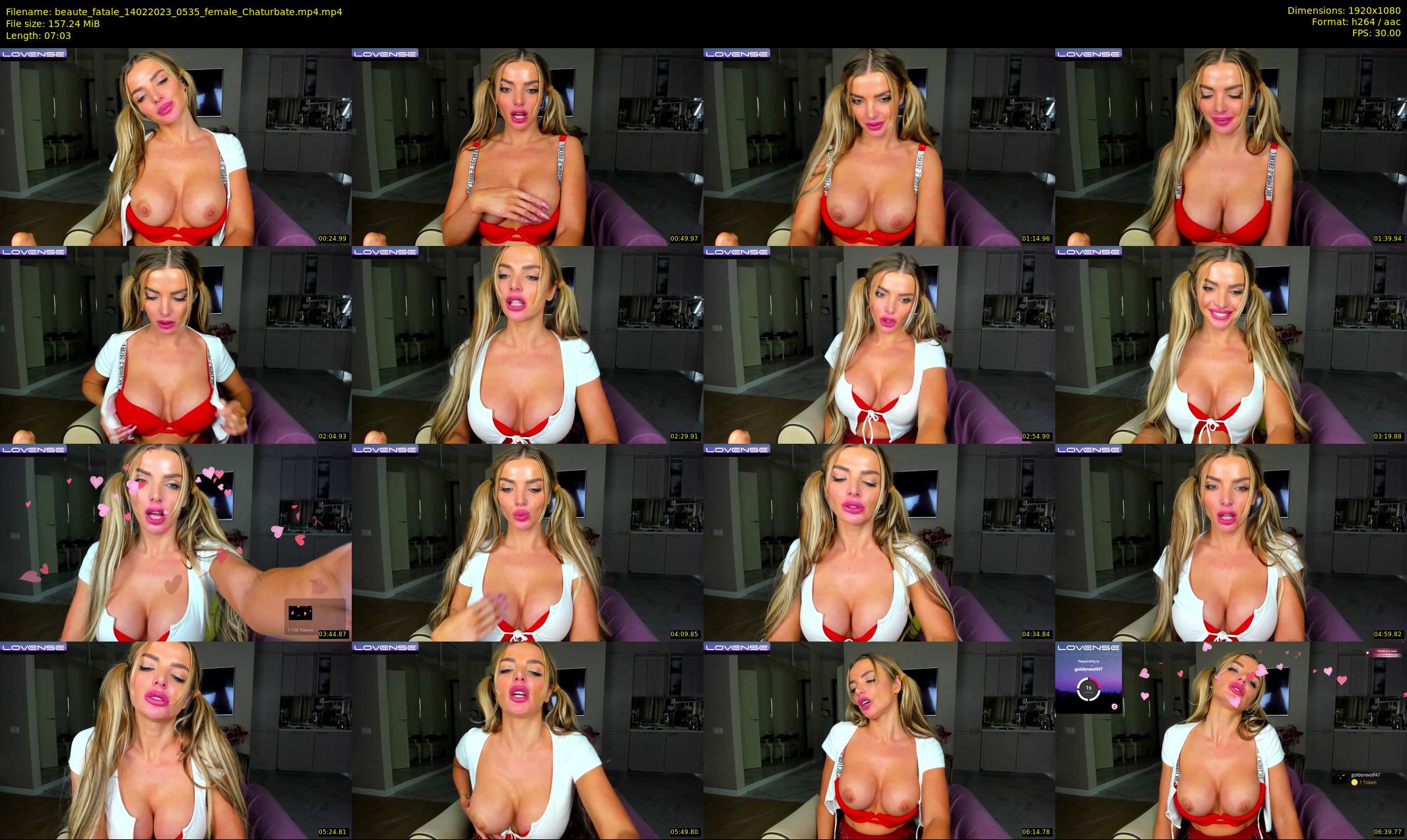 beaute_fatale — 8 minute Chaturbate female cam show recording, 1080p, Feb 14, 2023