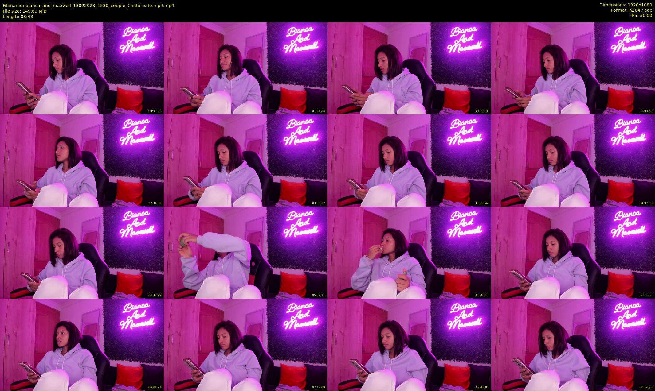 bianca_and_maxwell — 9 minute Chaturbate couple cam show recording, 1080p, Feb 13, 2023