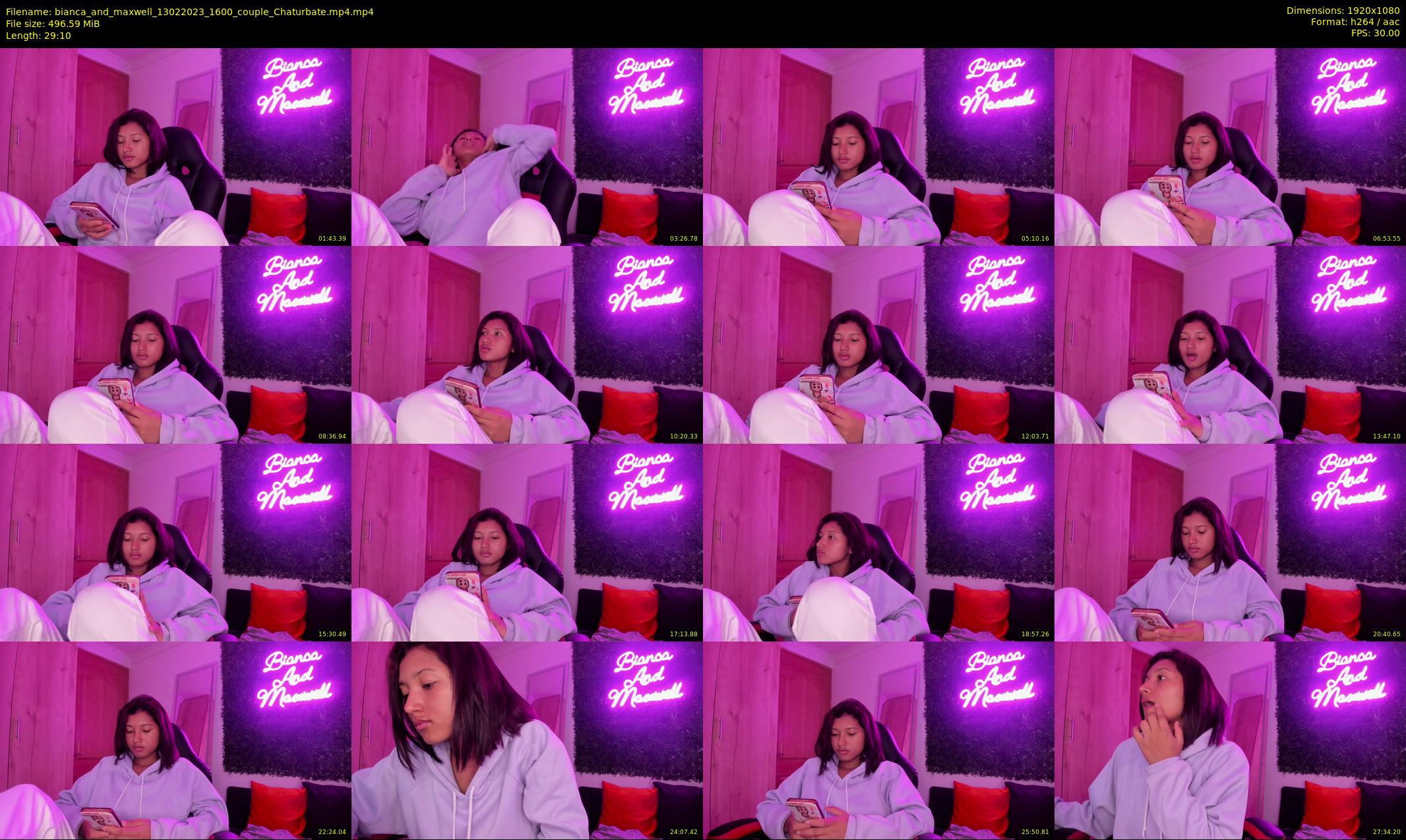 bianca_and_maxwell — 30 minute Chaturbate couple cam show recording, 1080p, Feb 13, 2023