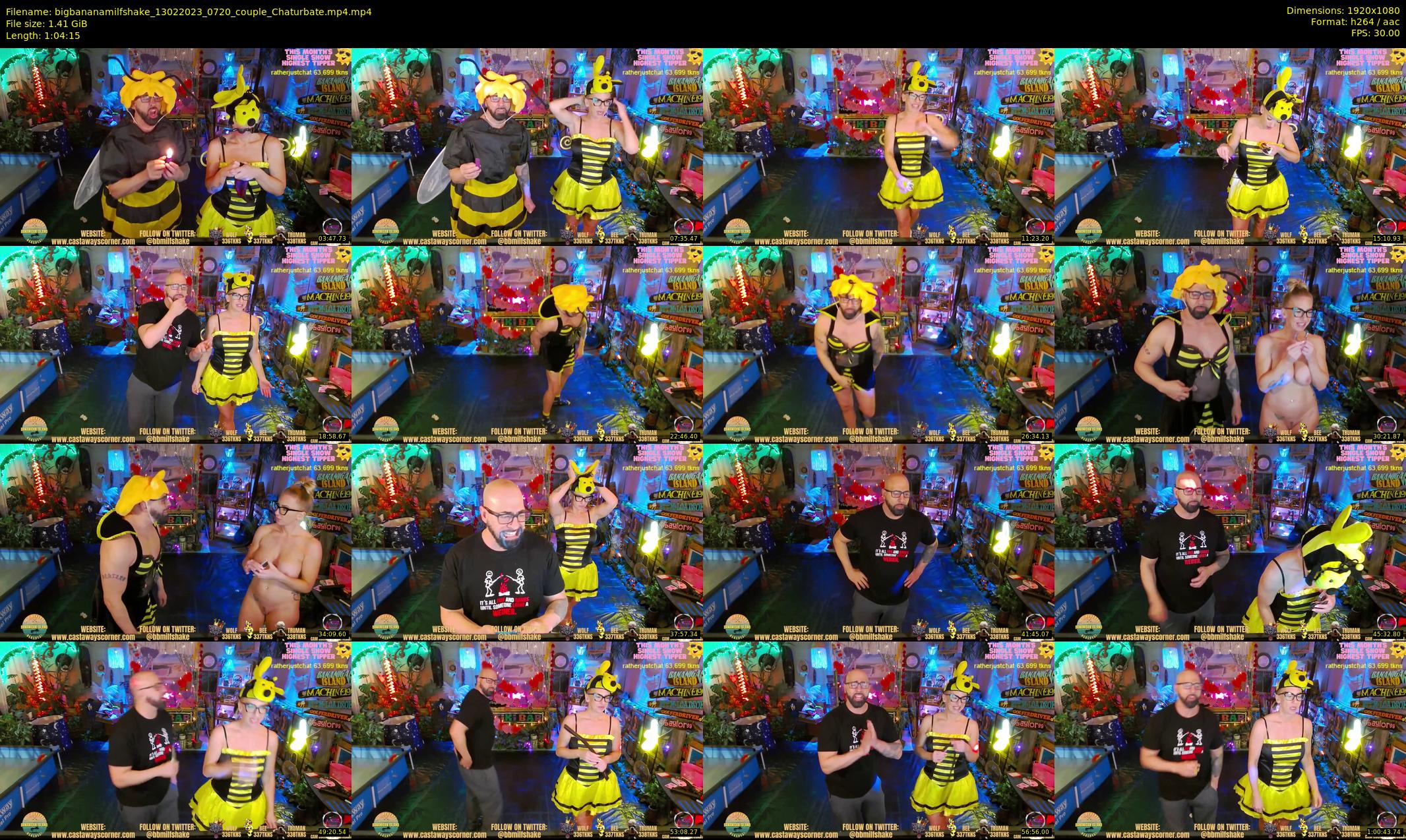 bigbananamilfshake — 65 minute Chaturbate couple cam show recording, 1080p, Feb 13, 2023