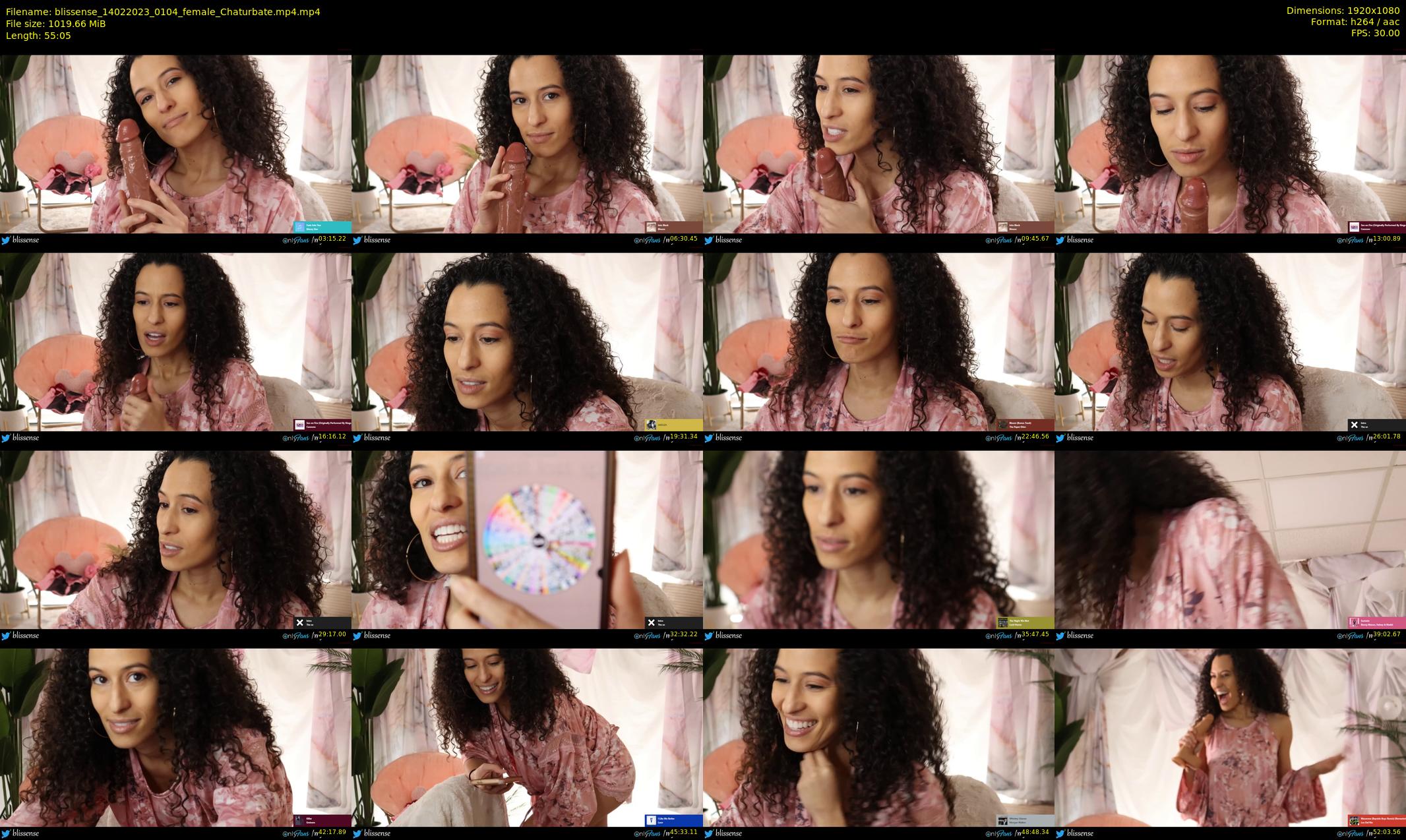 blissense — 56 minute Chaturbate female cam show recording, 1080p, Feb 14, 2023