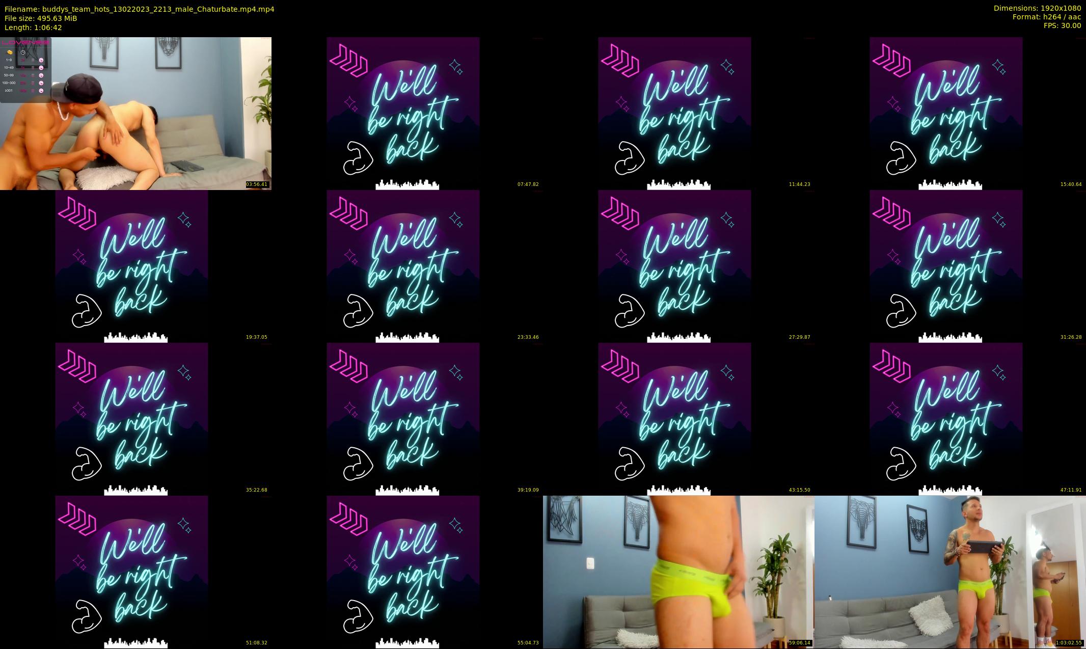 buddys_team_hots — 67 minute Chaturbate couple cam show recording, 1080p, Feb 13, 2023