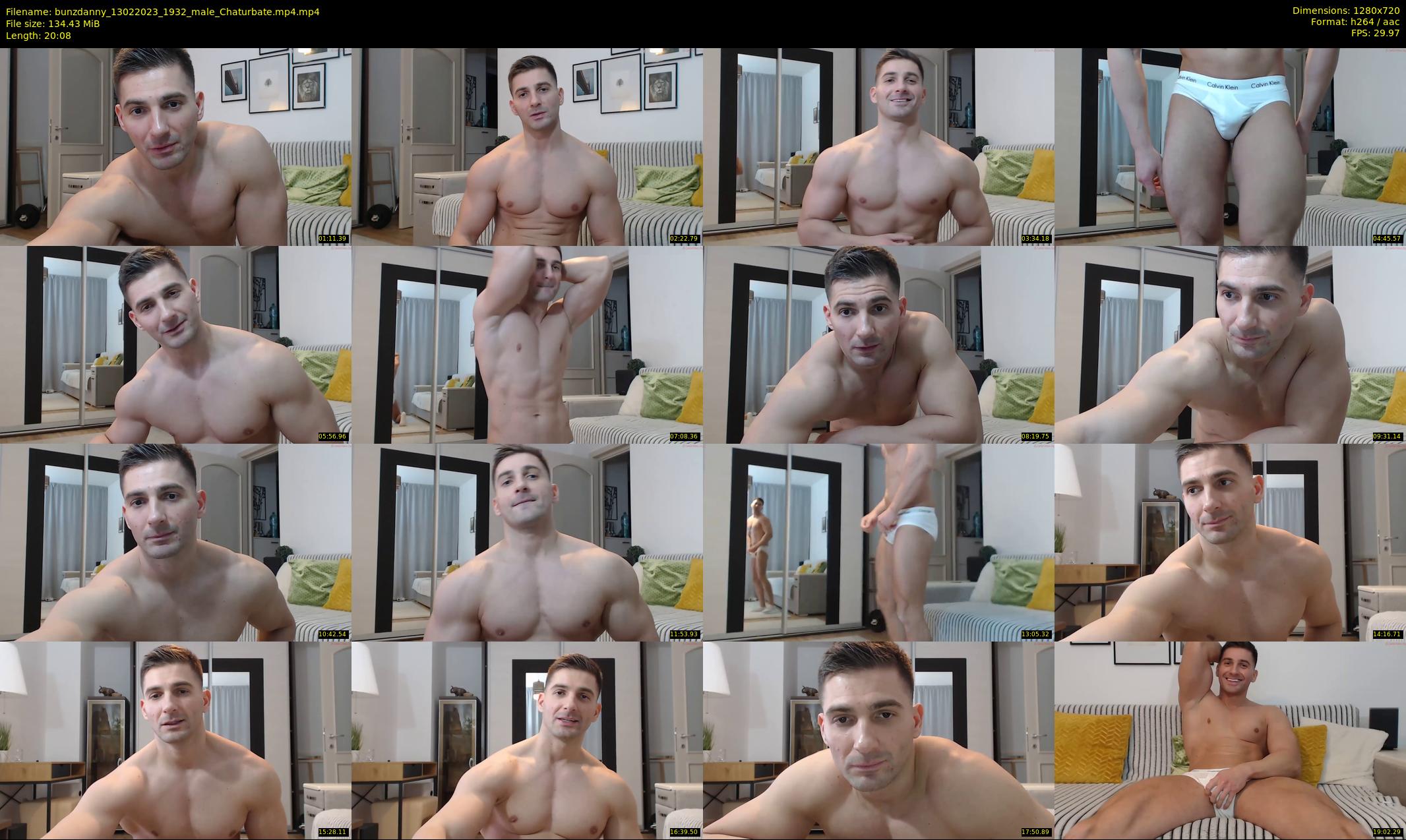 bunzdanny — 21 minute Chaturbate male cam show recording, 720p, Feb 13, 2023