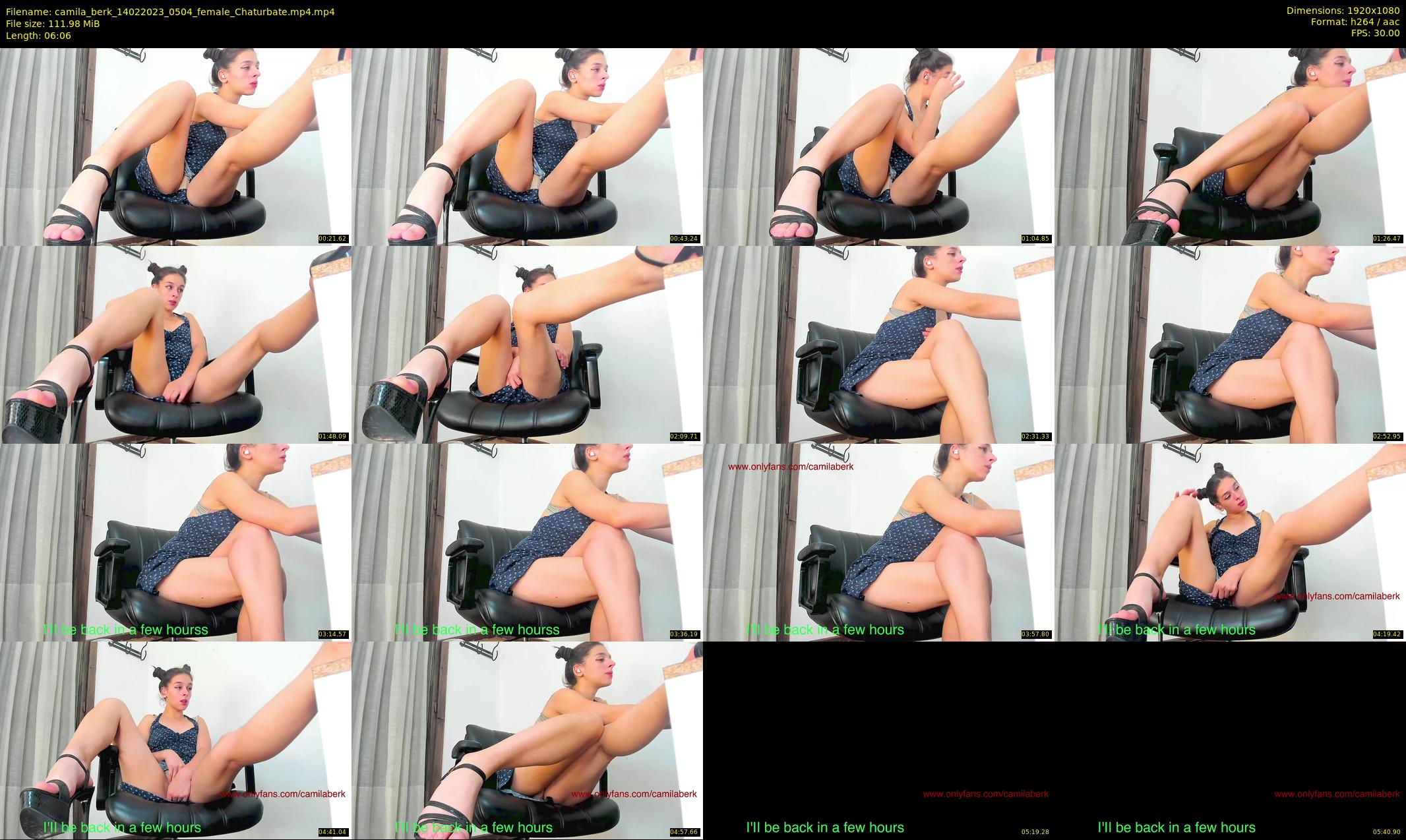 camila_berk — 7 minute Chaturbate female cam show recording, 1080p, Feb 14, 2023