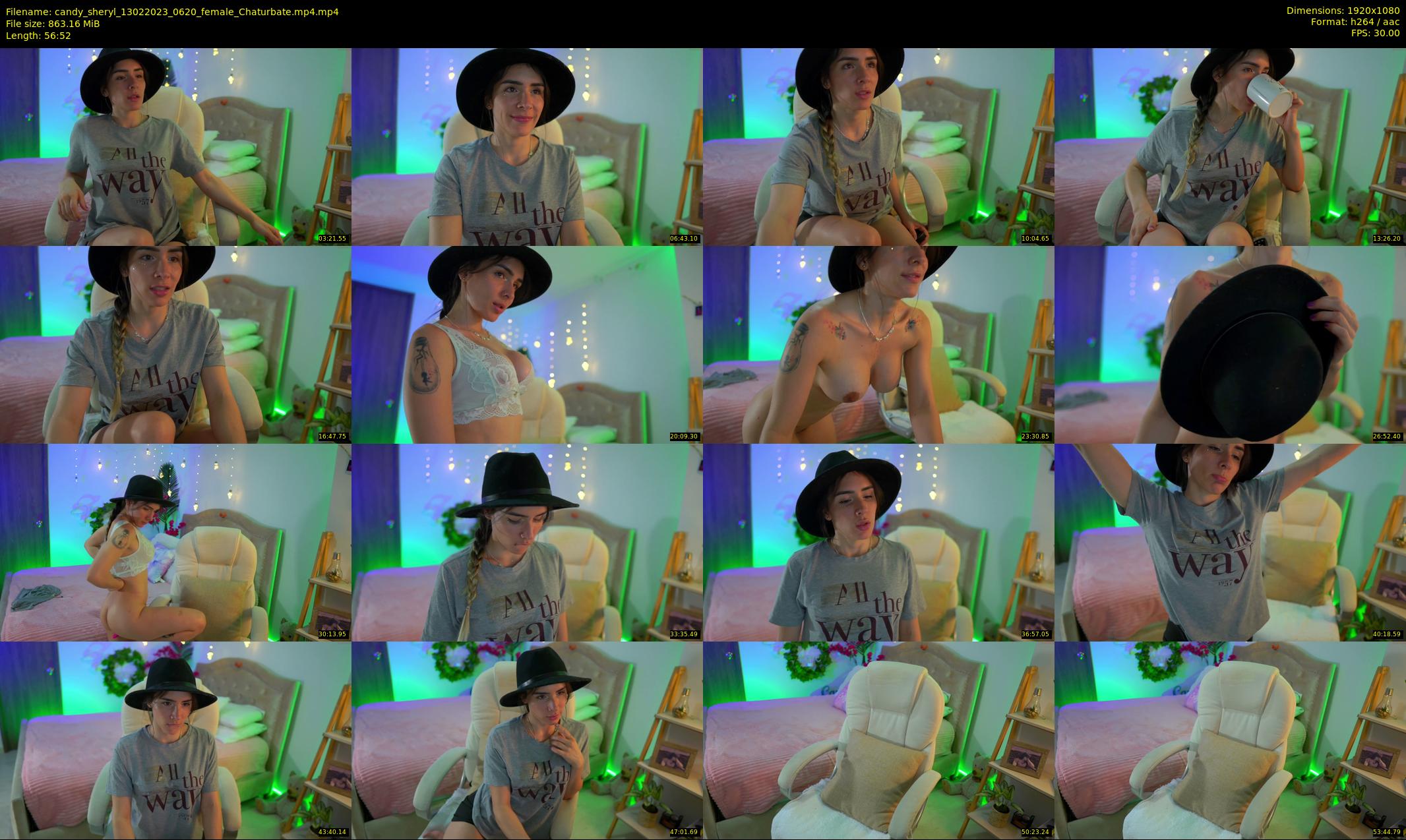 candy_sheryl — 57 minute Chaturbate female cam show recording, 1080p, Feb 13, 2023