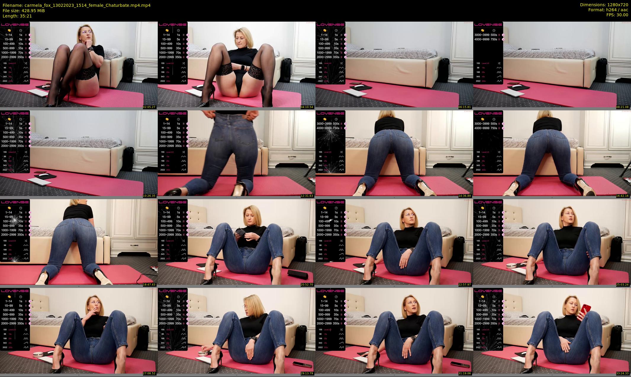 carmela_fox — 36 minute Chaturbate female cam show recording, 720p, Feb 13, 2023