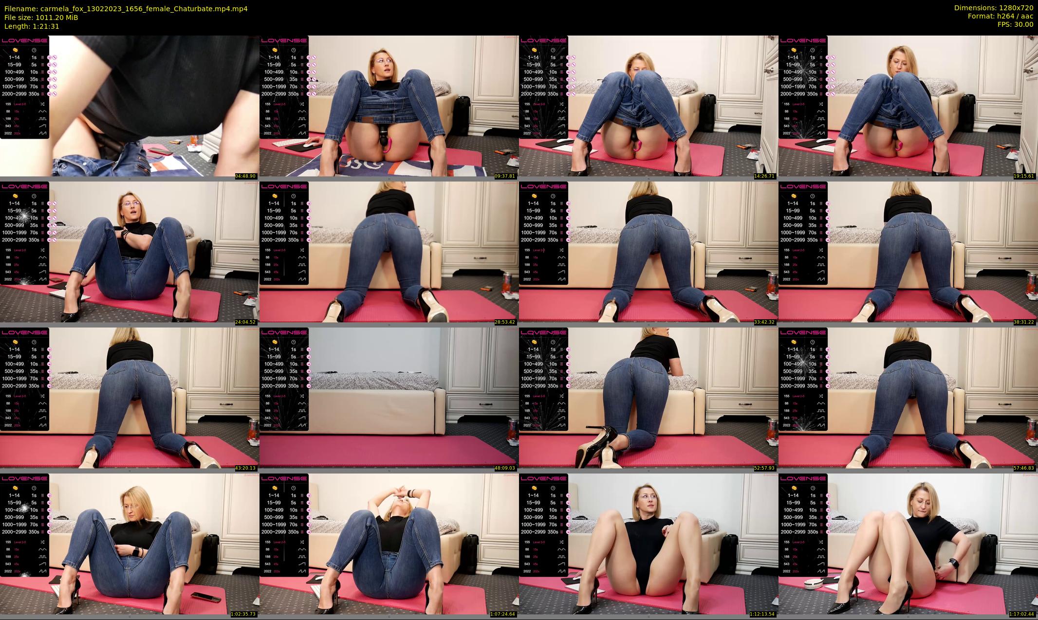 carmela_fox — 82 minute Chaturbate female cam show recording, 720p, Feb 13, 2023