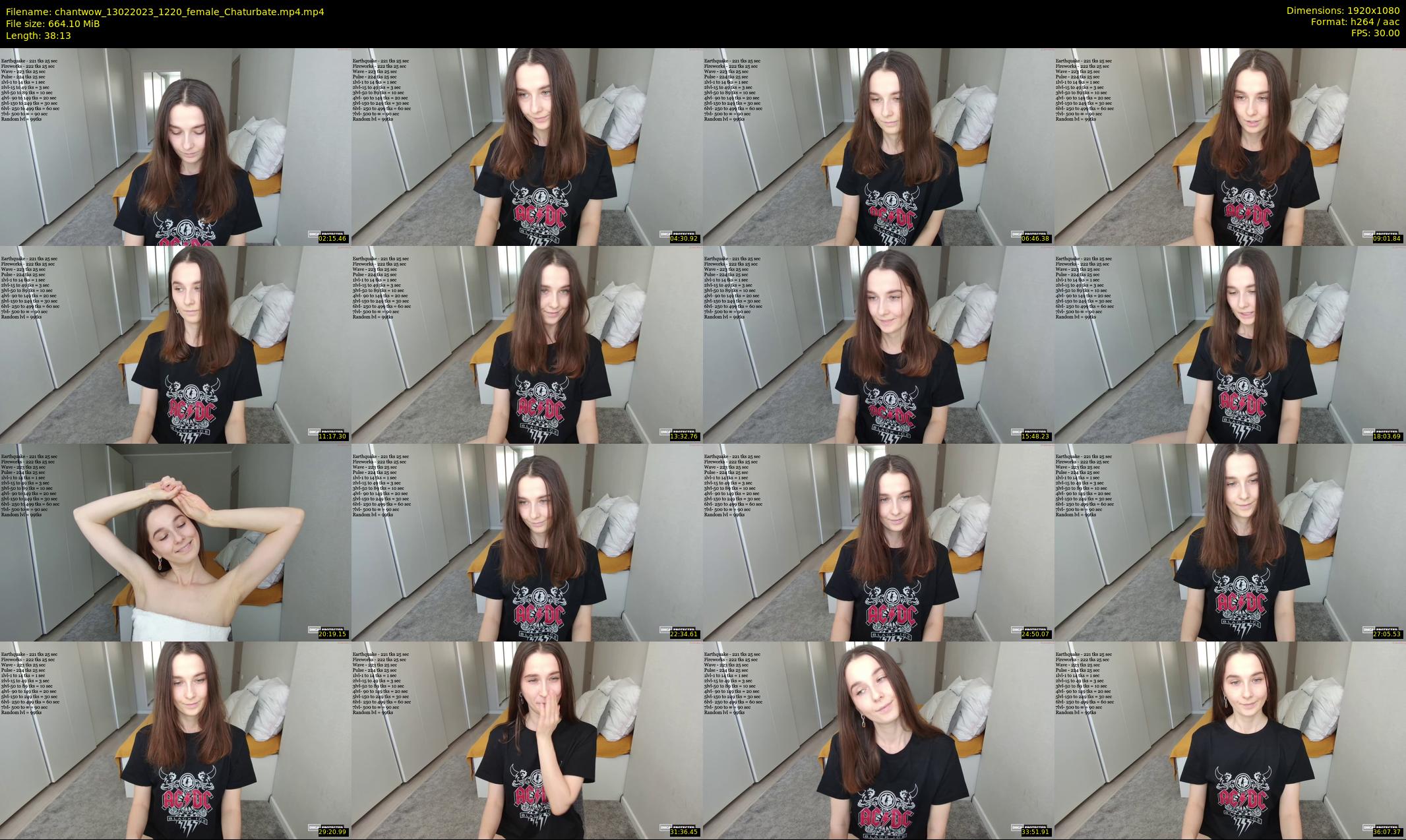 chantwow — 39 minute Chaturbate female cam show recording, 1080p, Feb 13, 2023