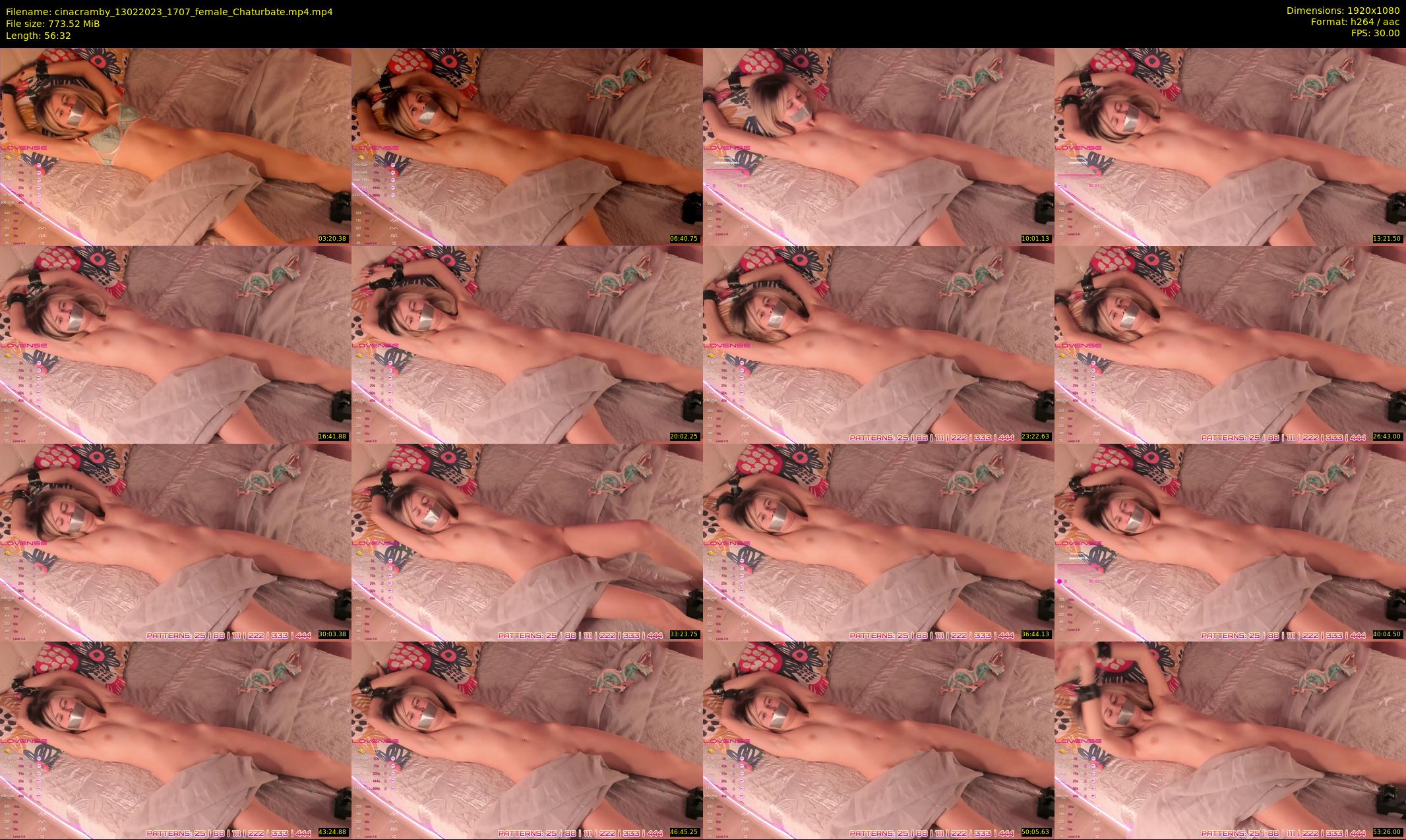 cinacramby — 57 minute Chaturbate female cam show recording, 1080p, Feb 13, 2023