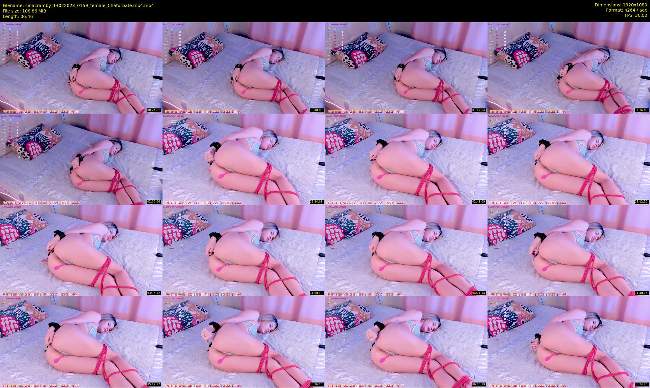 cinacramby — 7 minute Chaturbate female cam show recording, 1080p, Feb 14, 2023