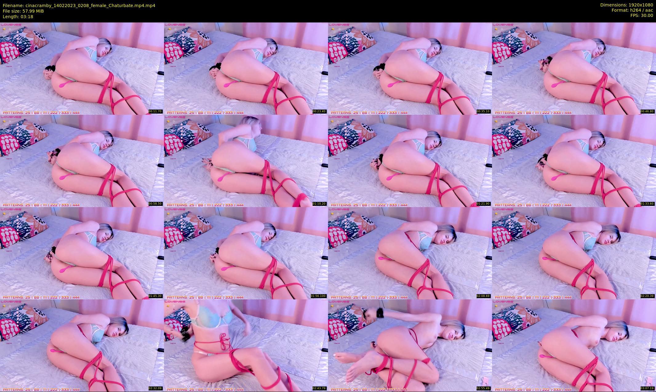 cinacramby — 4 minute Chaturbate female cam show recording, 1080p, Feb 14, 2023