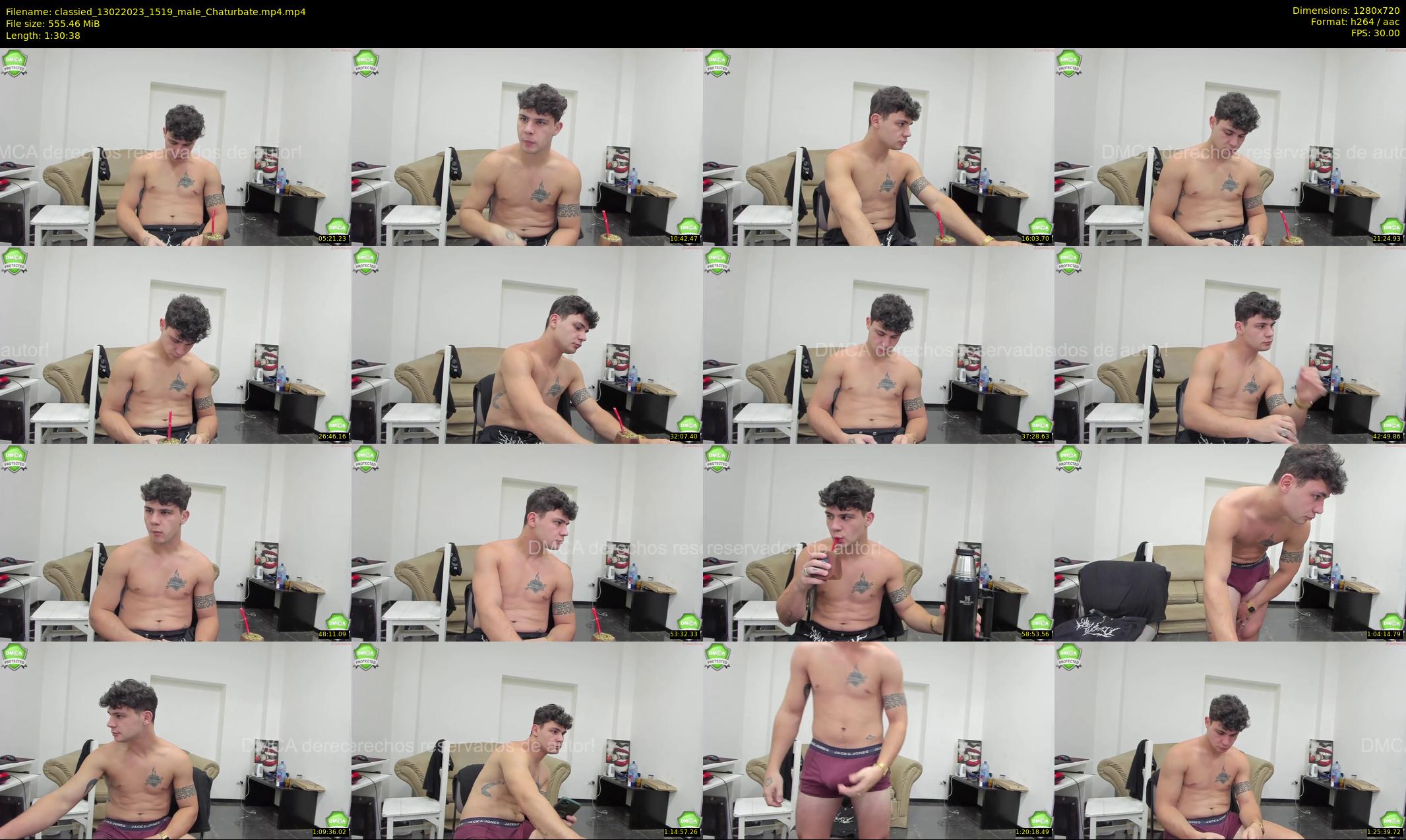 classied — 91 minute Chaturbate male cam show recording, 720p, Feb 13, 2023
