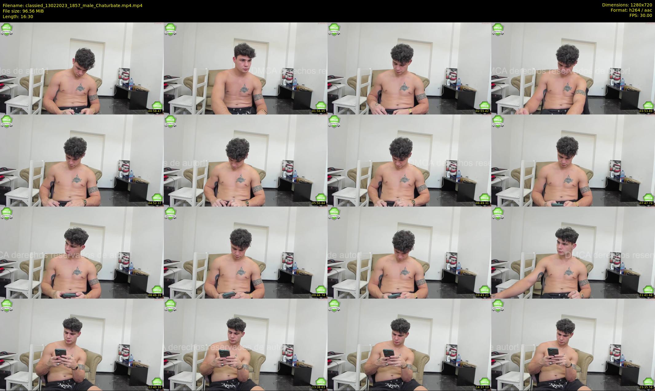 classied — 17 minute Chaturbate male cam show recording, 720p, Feb 13, 2023