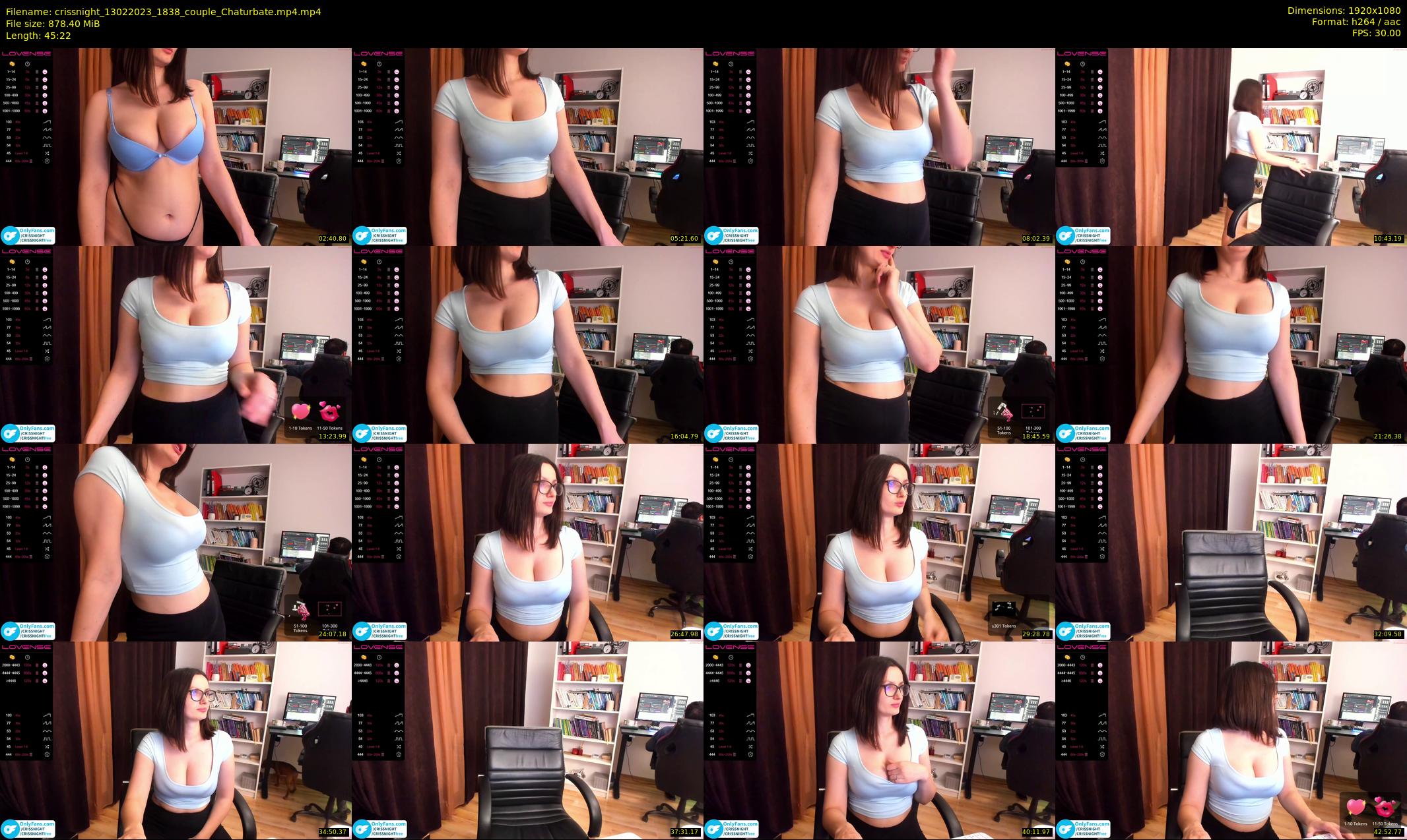 crissnight — 46 minute Chaturbate female cam show recording, 1080p, Feb 13, 2023