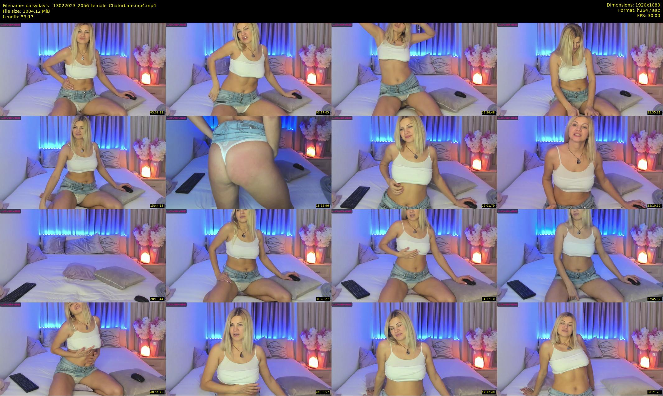 daisydavis_ — 54 minute Chaturbate female cam show recording, 1080p, Feb 13, 2023