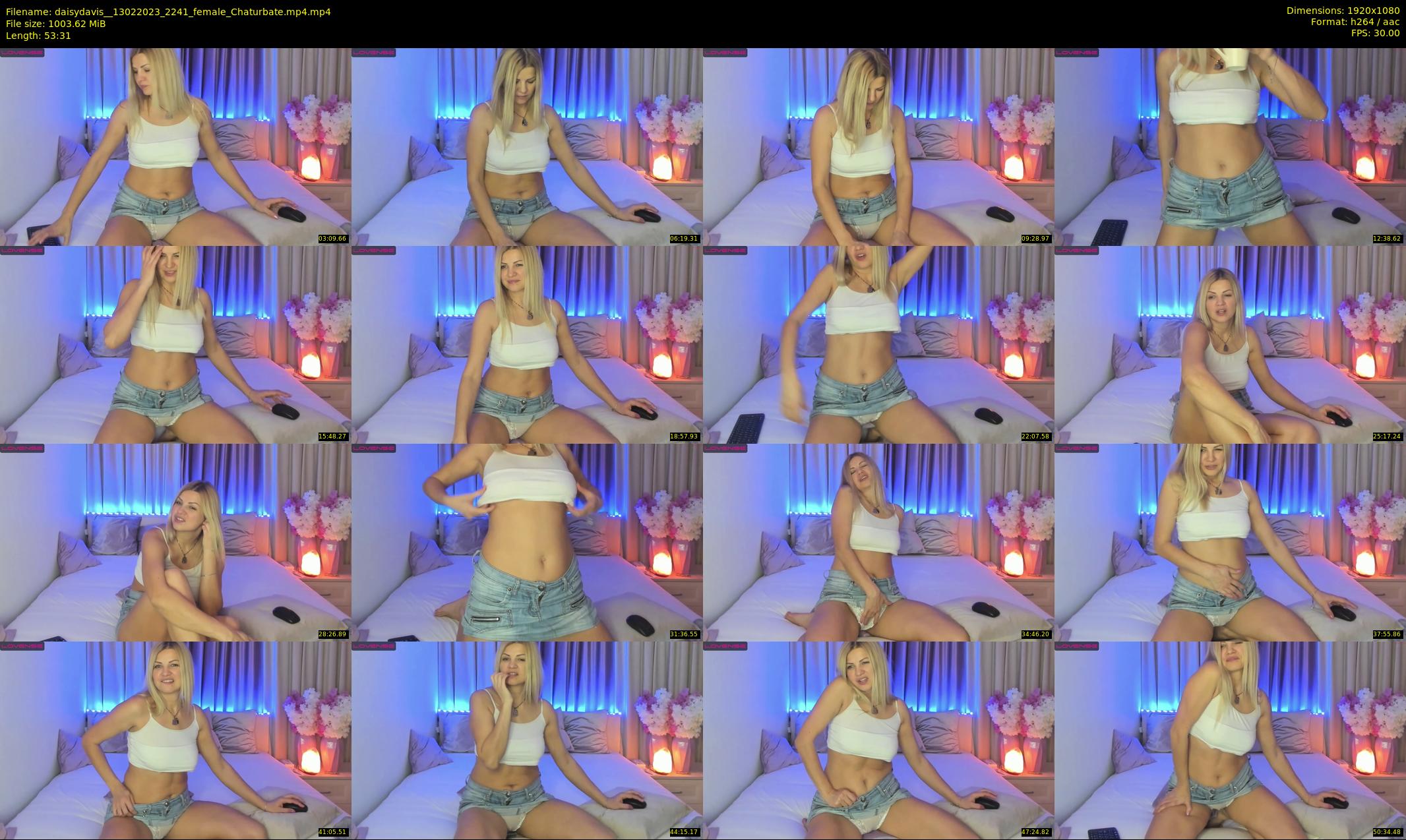 daisydavis_ — 54 minute Chaturbate female cam show recording, 1080p, Feb 13, 2023