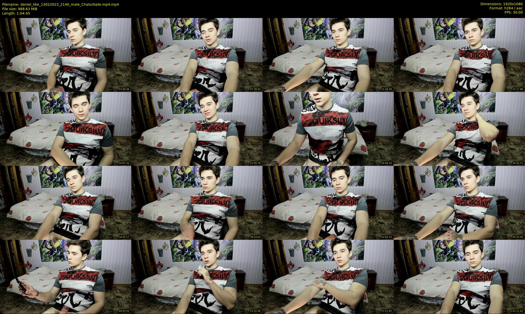 daniel_like — 65 minute Chaturbate male cam show recording, 1080p, Feb 13, 2023
