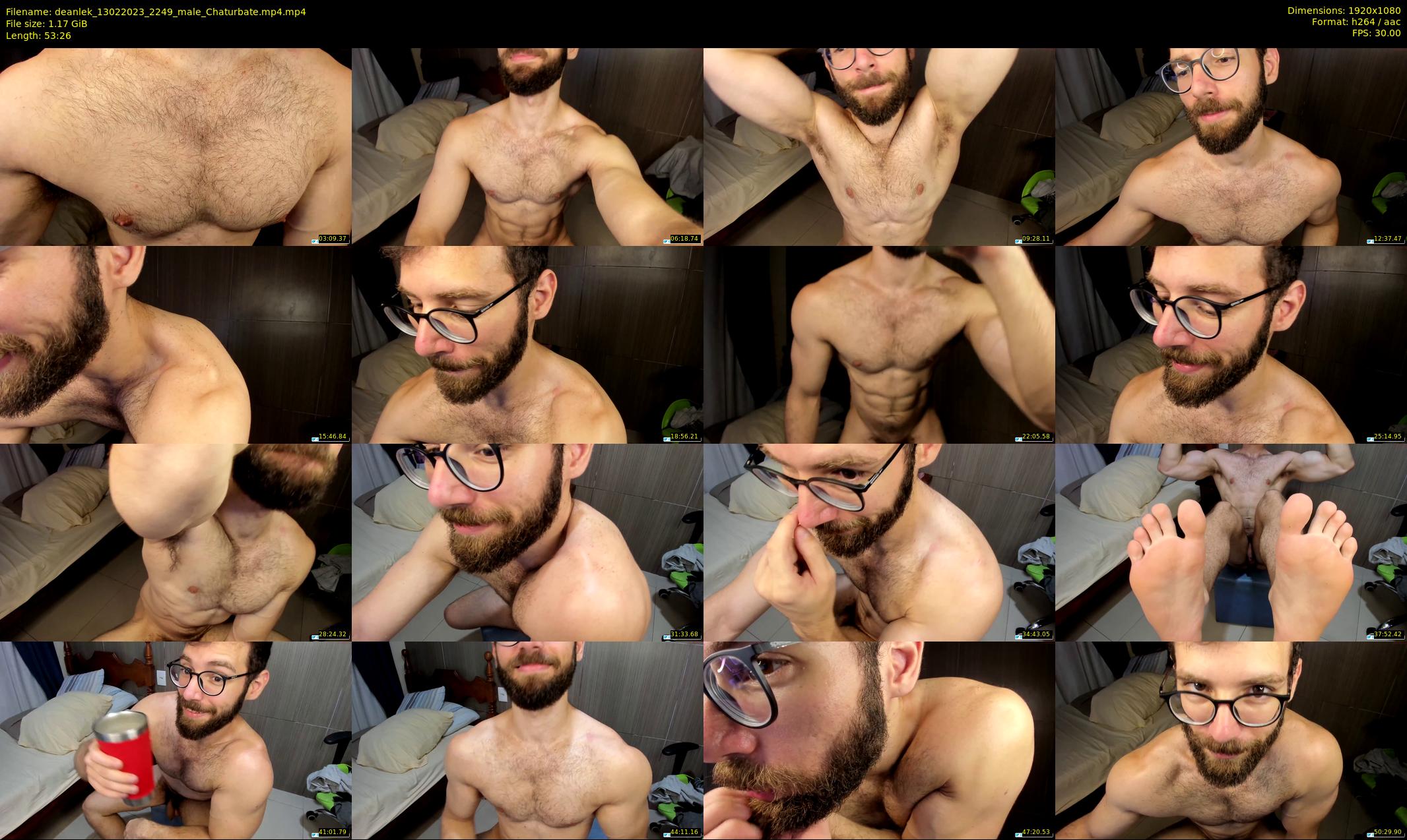 deanlek — 54 minute Chaturbate male cam show recording, 1080p, Feb 13, 2023