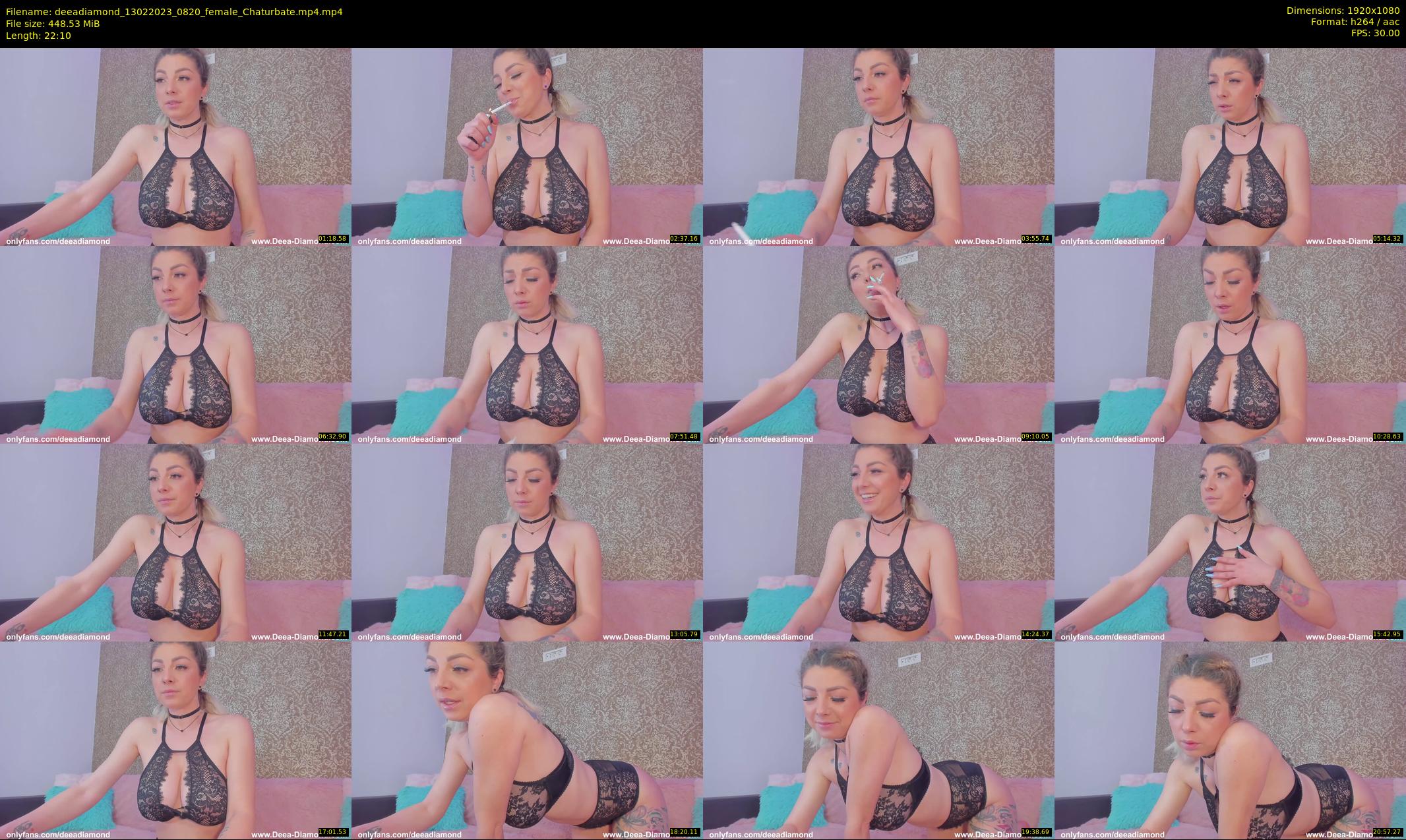 deeadiamond — 23 minute Chaturbate female cam show recording, 1080p, Feb 13, 2023