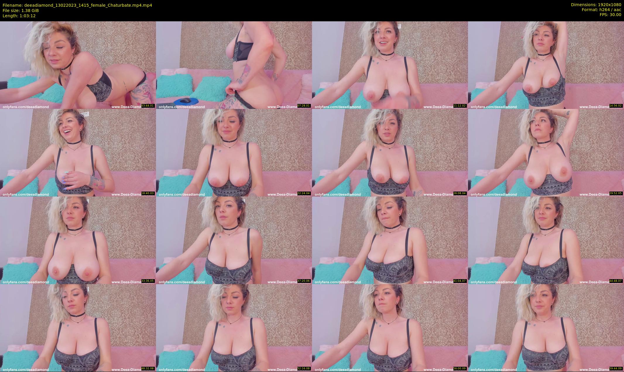 deeadiamond — 64 minute Chaturbate female cam show recording, 1080p, Feb 13, 2023