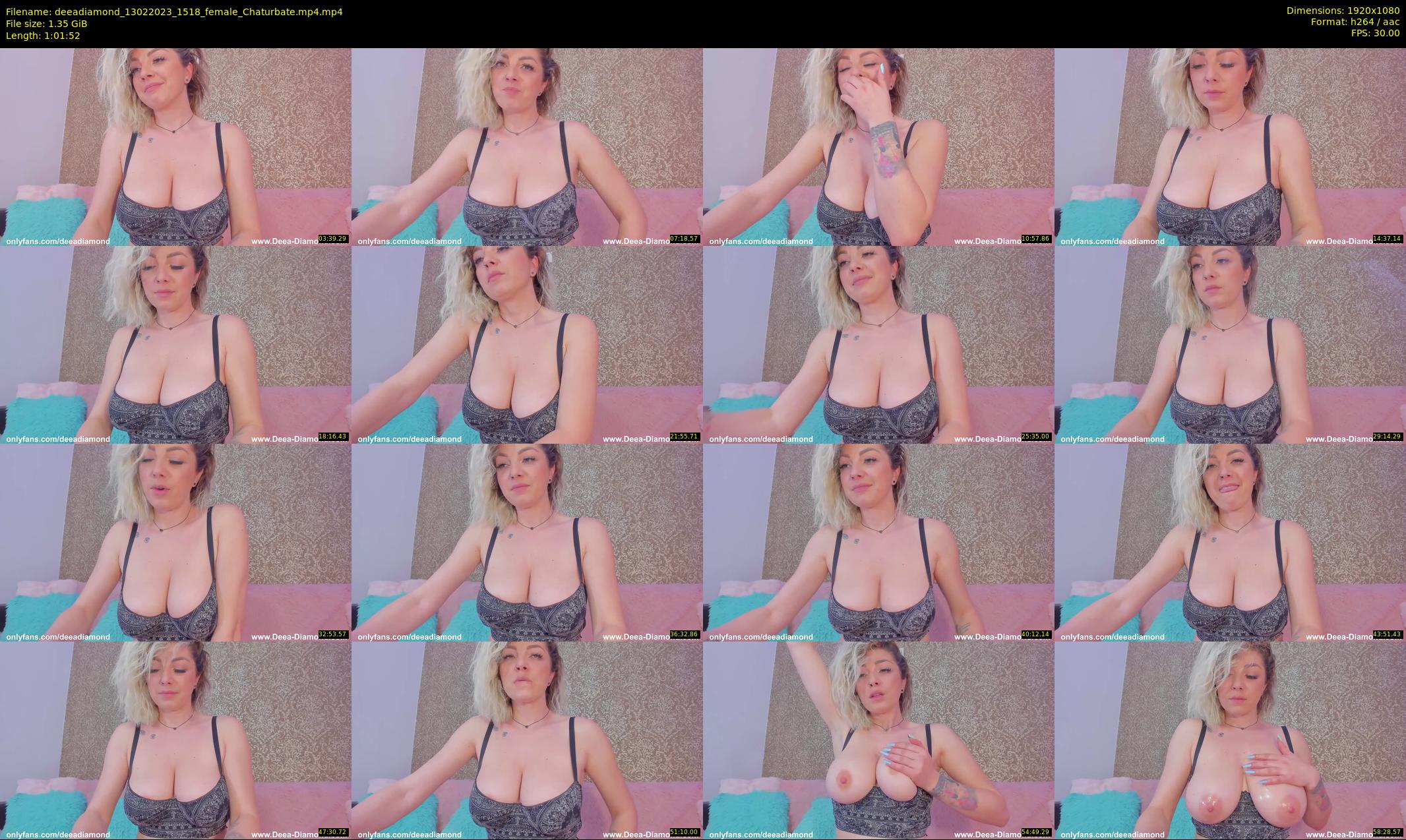 deeadiamond — 62 minute Chaturbate female cam show recording, 1080p, Feb 13, 2023