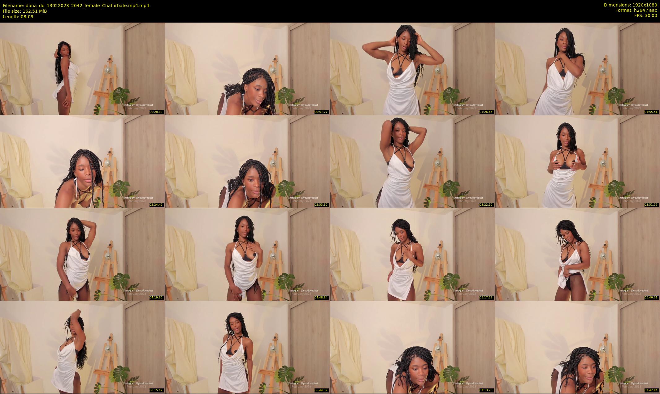 duna_du — 9 minute Chaturbate female cam show recording, 1080p, Feb 13, 2023