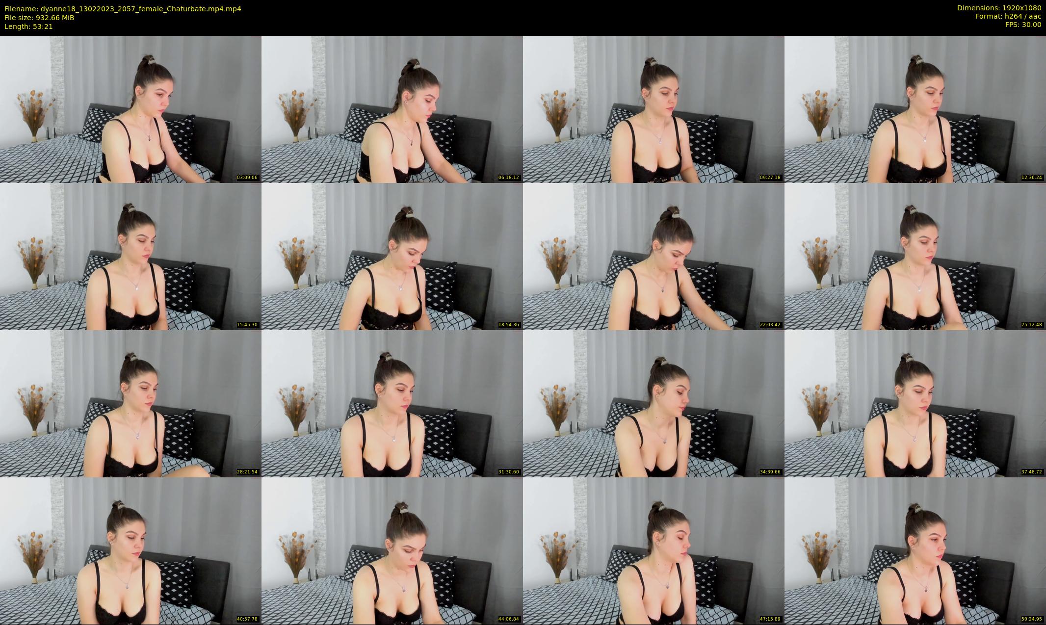 dyanne18 — 54 minute Chaturbate female cam show recording, 1080p, Feb 13, 2023