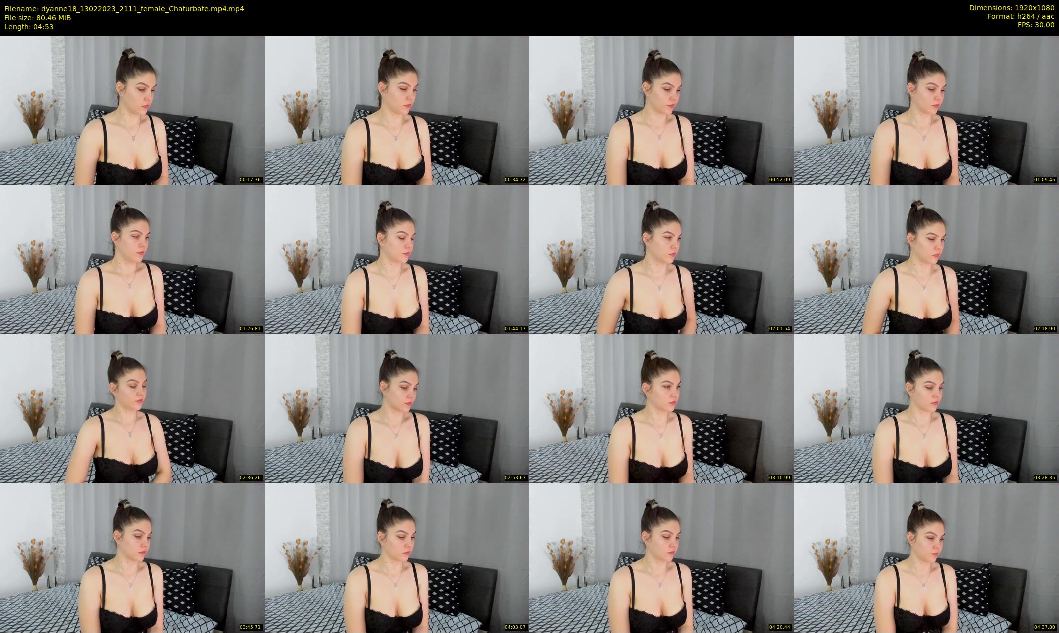 dyanne18 — 5 minute Chaturbate female cam show recording, 1080p, Feb 13, 2023