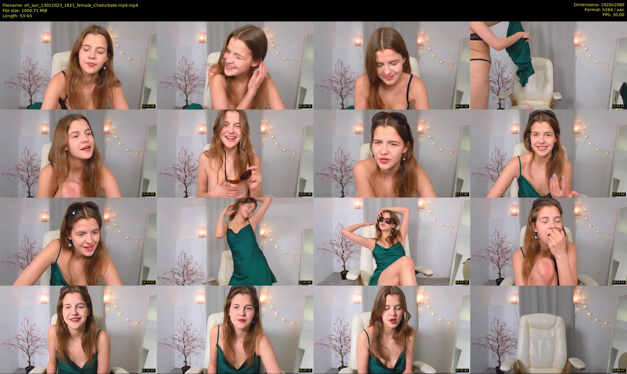 eli_sun — 54 minute Chaturbate female cam show recording, 1080p, Feb 13, 2023