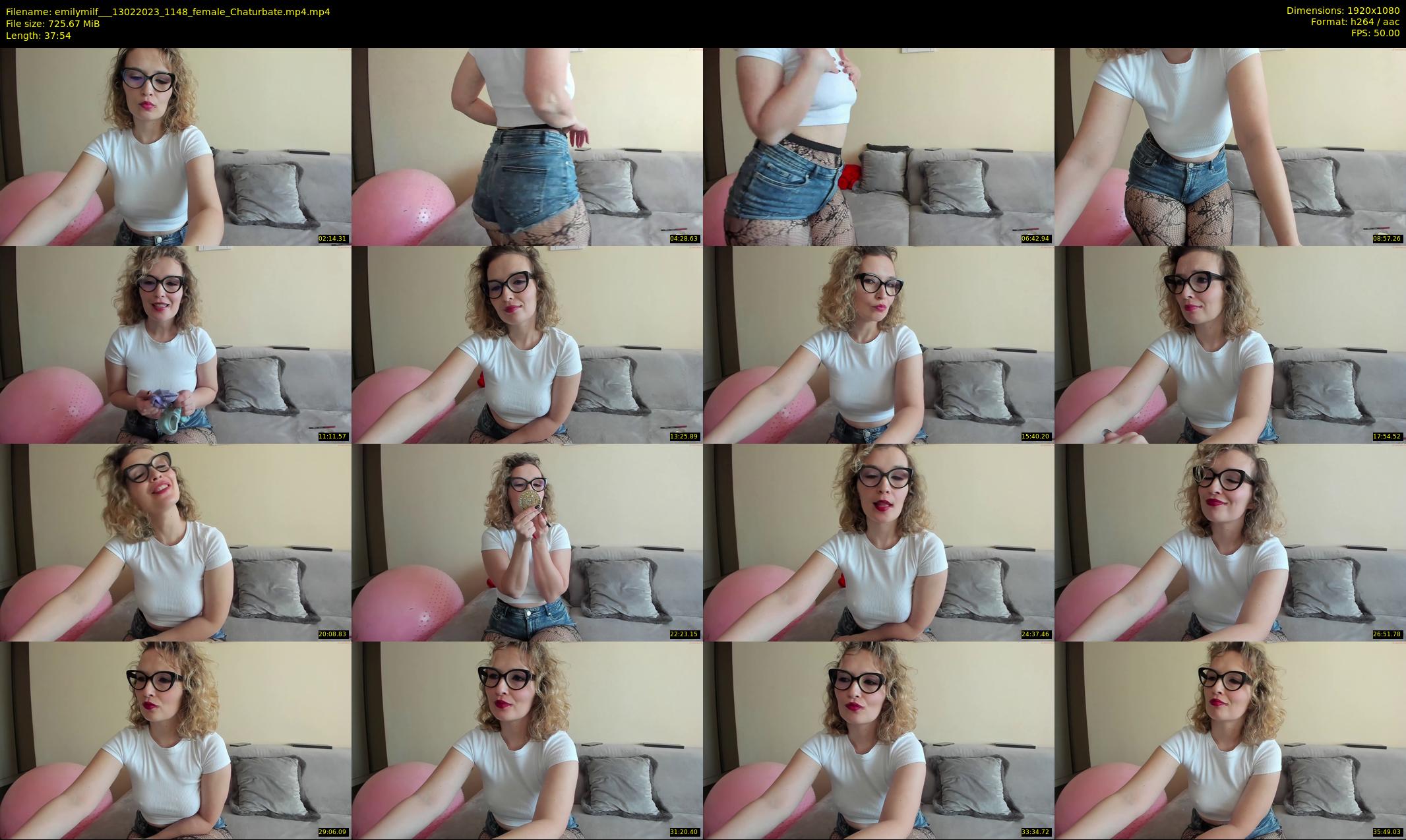emilymilf__ — 38 minute Chaturbate female cam show recording, 1080p, Feb 13, 2023