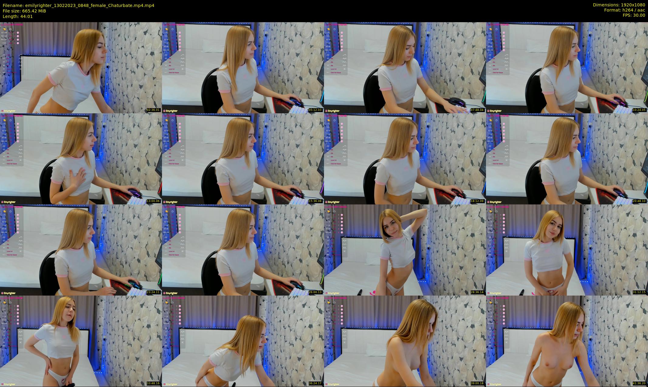 emilyrighter — 45 minute Chaturbate female cam show recording, 1080p, Feb 13, 2023