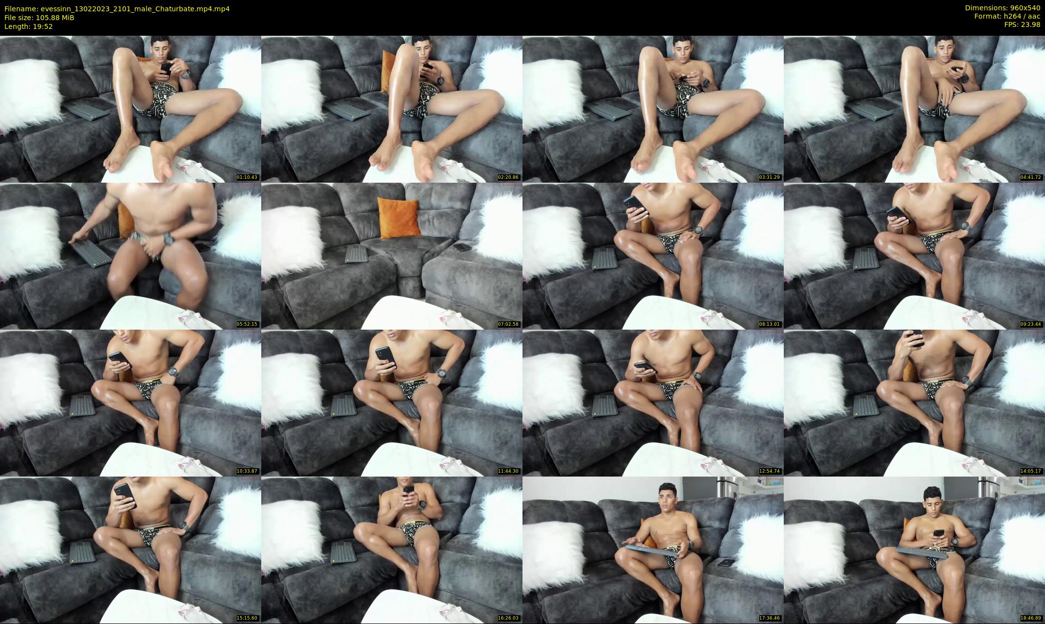 evessinn — 20 minute Chaturbate male cam show recording, 480p, Feb 13, 2023