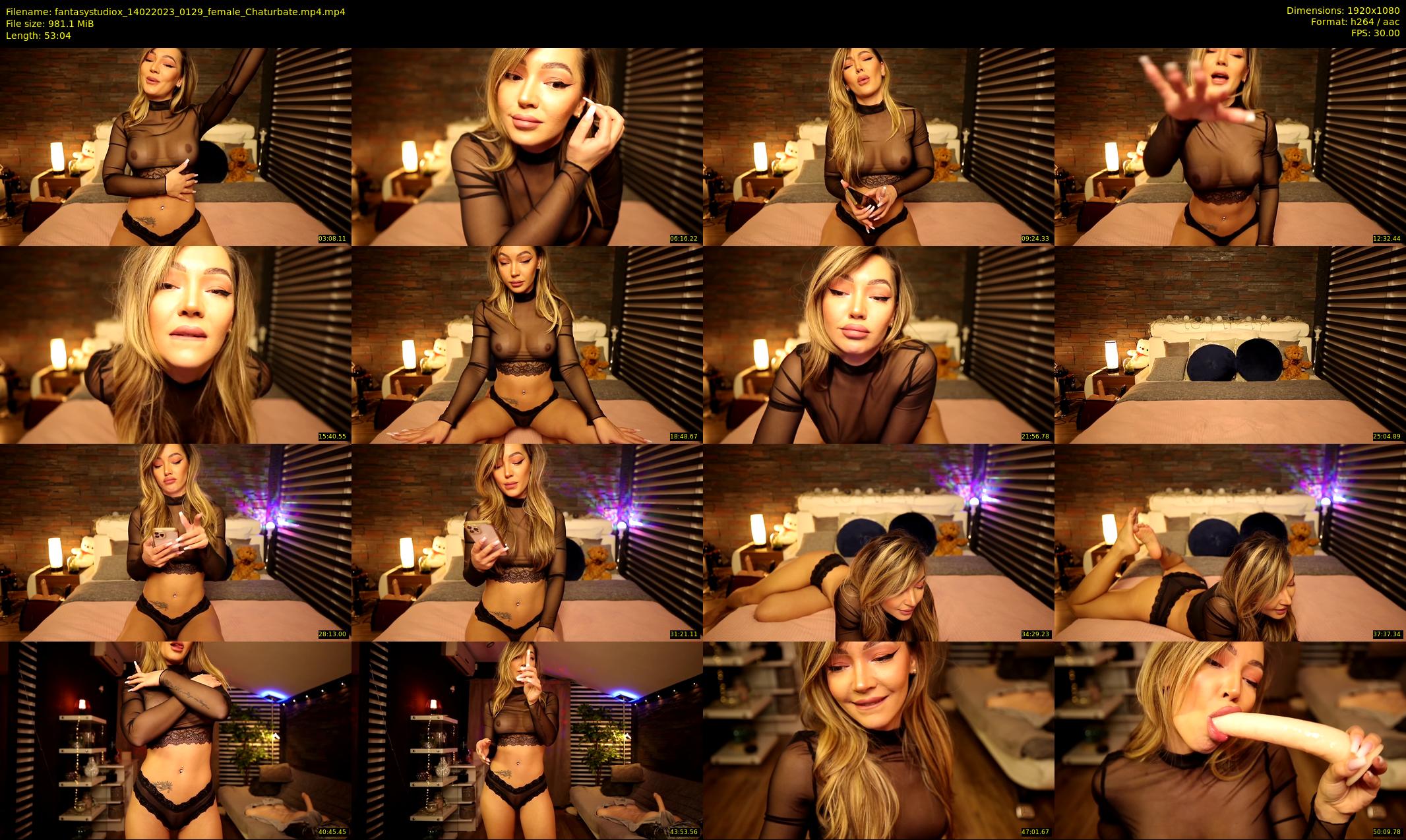 fantasystudiox — 54 minute Chaturbate female cam show recording, 1080p, Feb 14, 2023