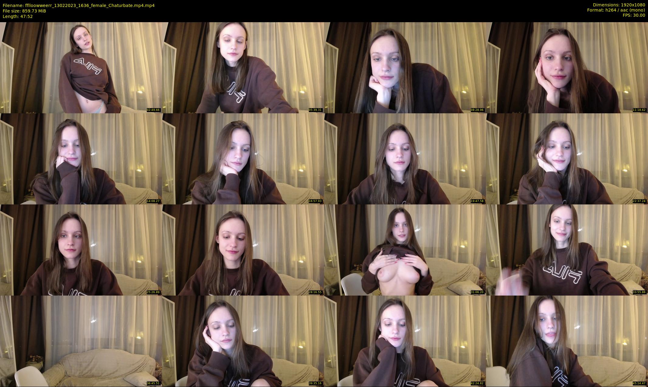 fflloowweerr — 48 minute Chaturbate couple cam show recording, 1080p, Feb 13, 2023