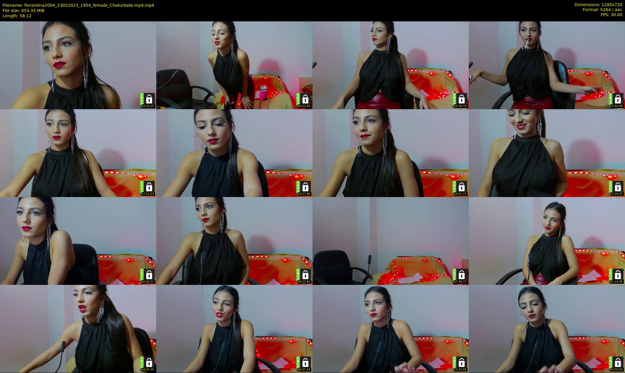 florentina2004 — 59 minute Chaturbate female cam show recording, 720p, Feb 13, 2023