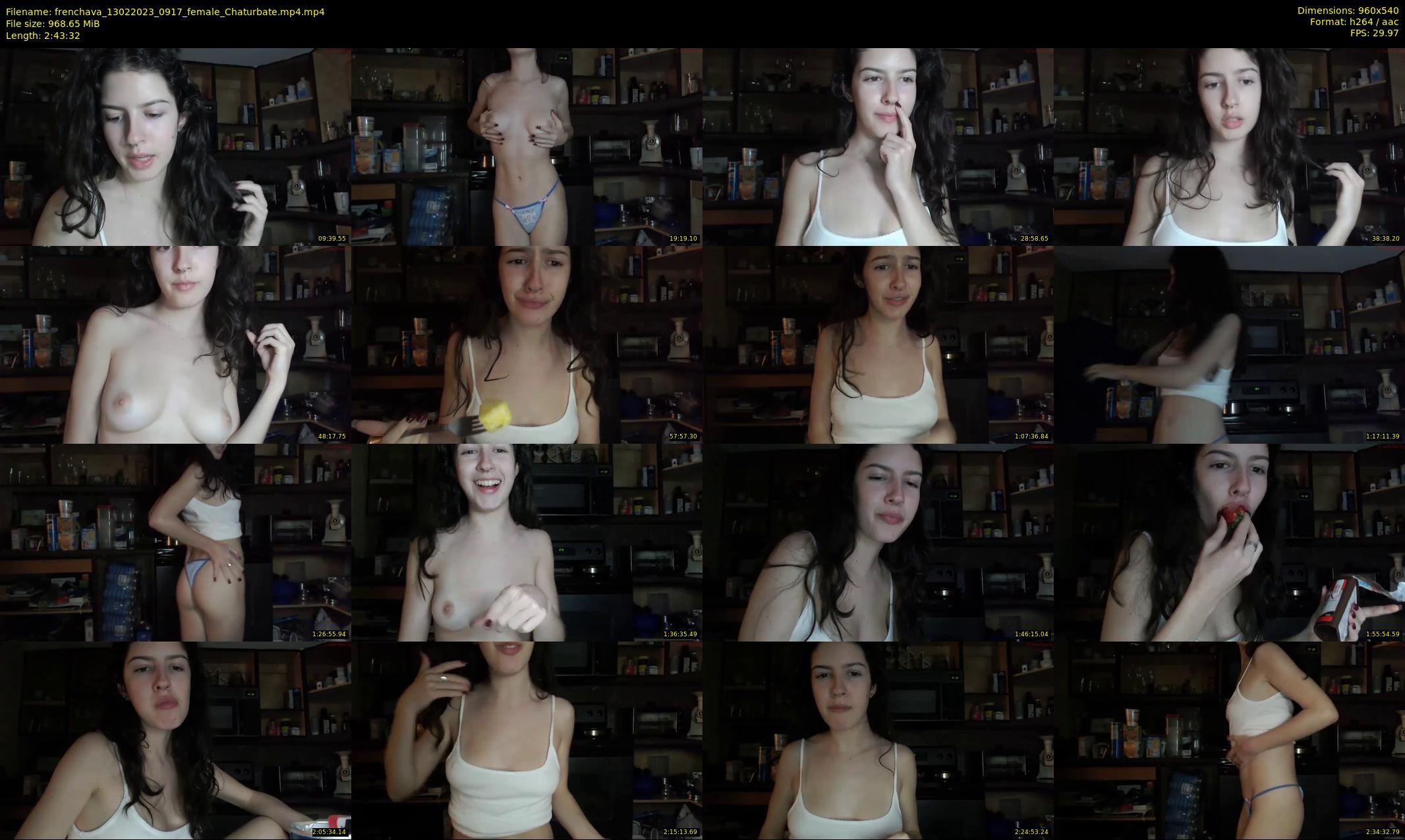 frenchava — 164 minute Chaturbate female cam show recording, 480p, Feb 13, 2023