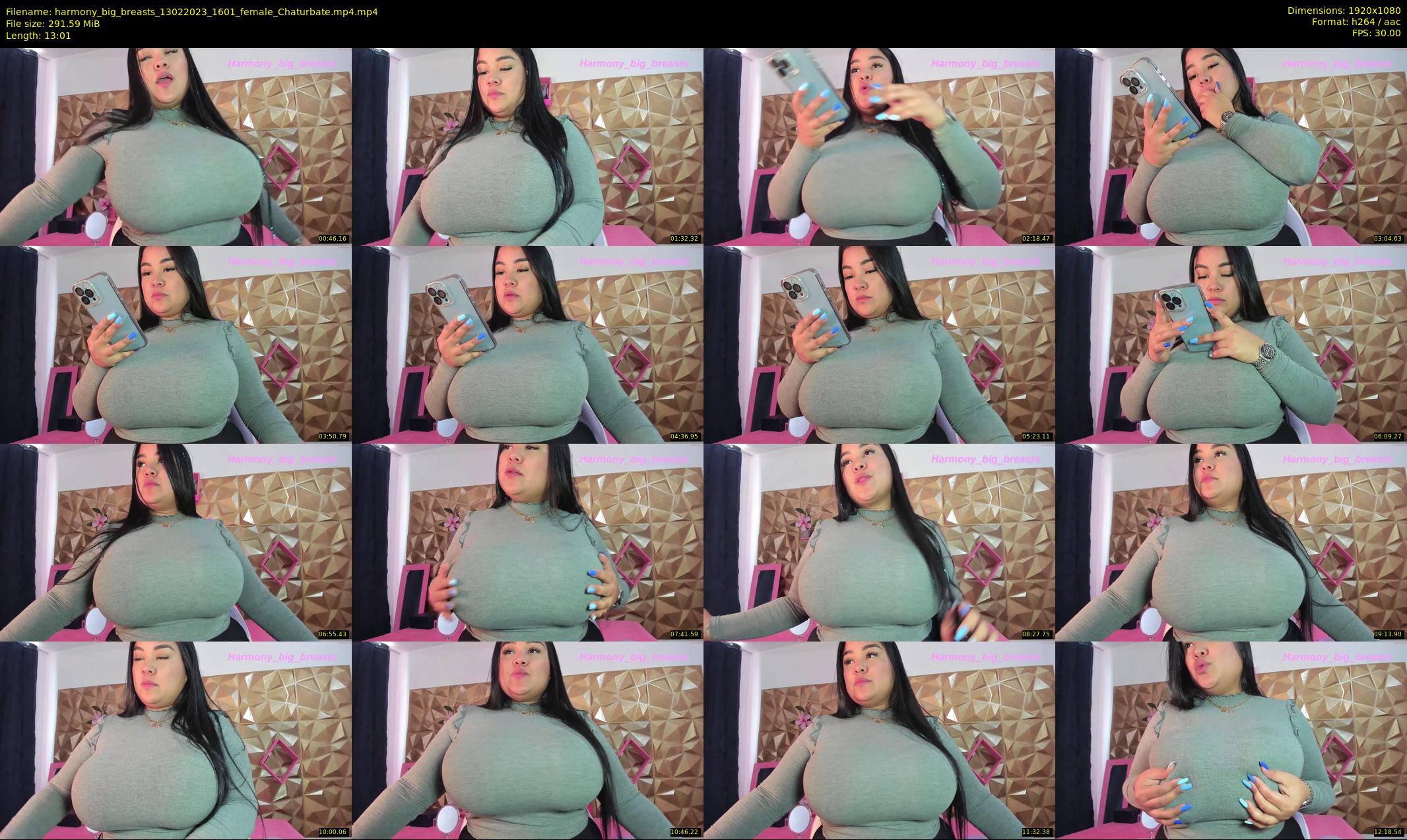harmony_big_breasts — 14 minute Chaturbate female cam show recording, 1080p, Feb 13, 2023