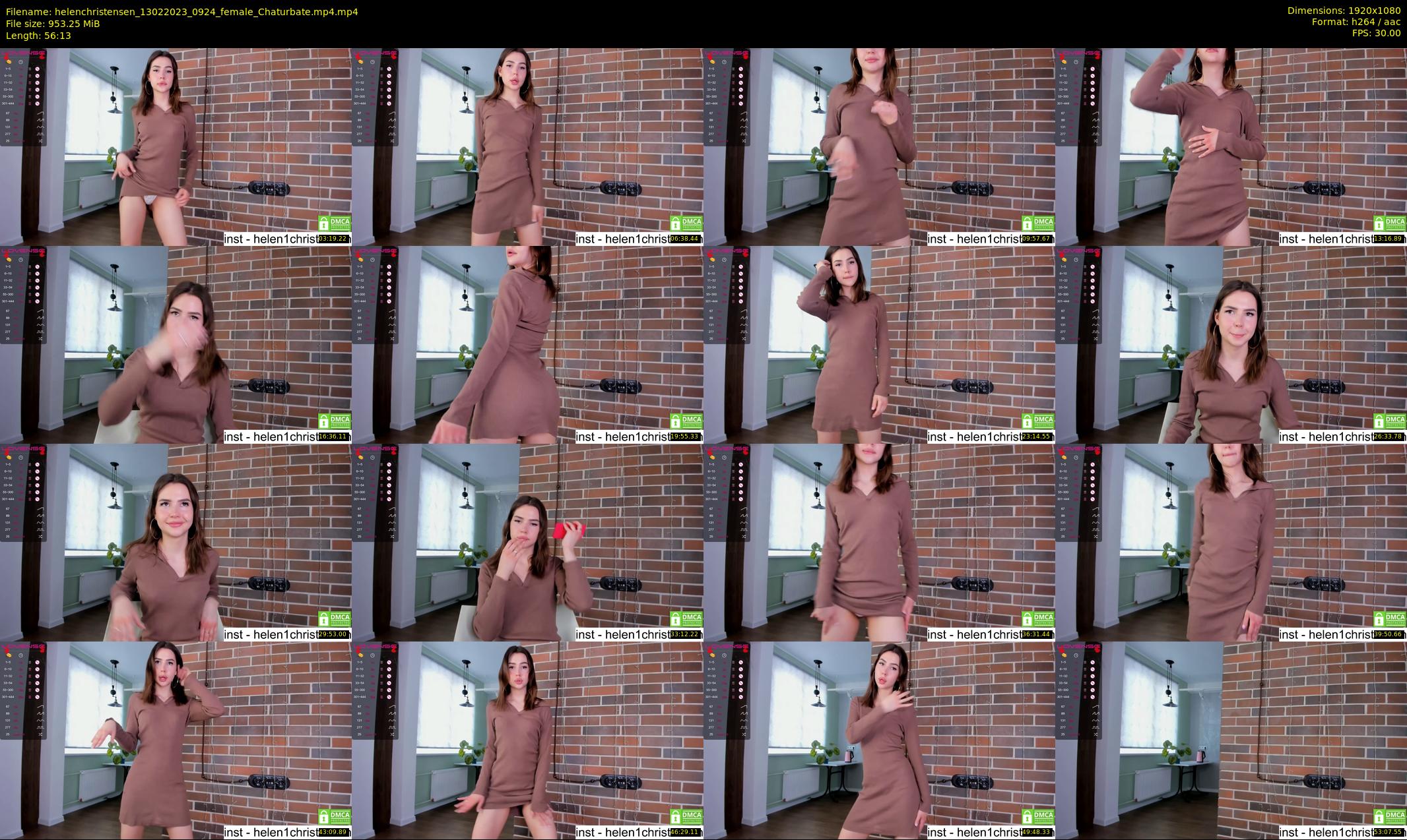 helenchristensen — 57 minute Chaturbate female cam show recording, 1080p, Feb 13, 2023