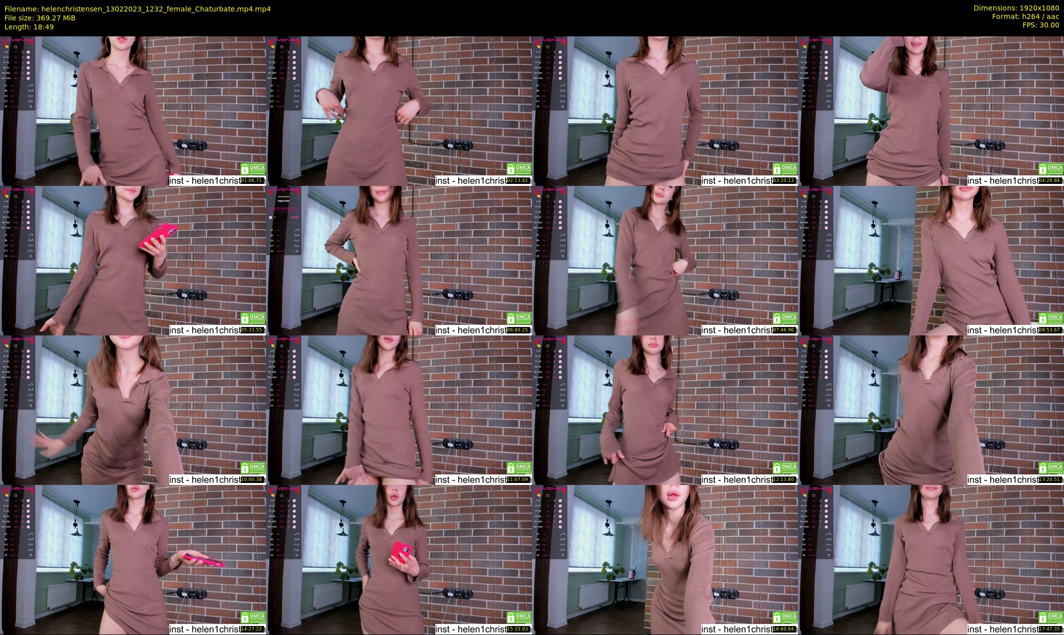 helenchristensen — 19 minute Chaturbate female cam show recording, 1080p, Feb 13, 2023