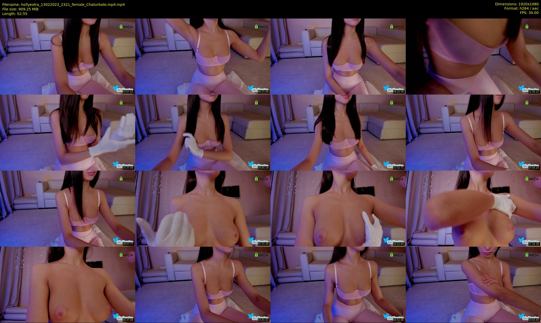 hollyextra — 53 minute Chaturbate female cam show recording, 1080p, Feb 13, 2023