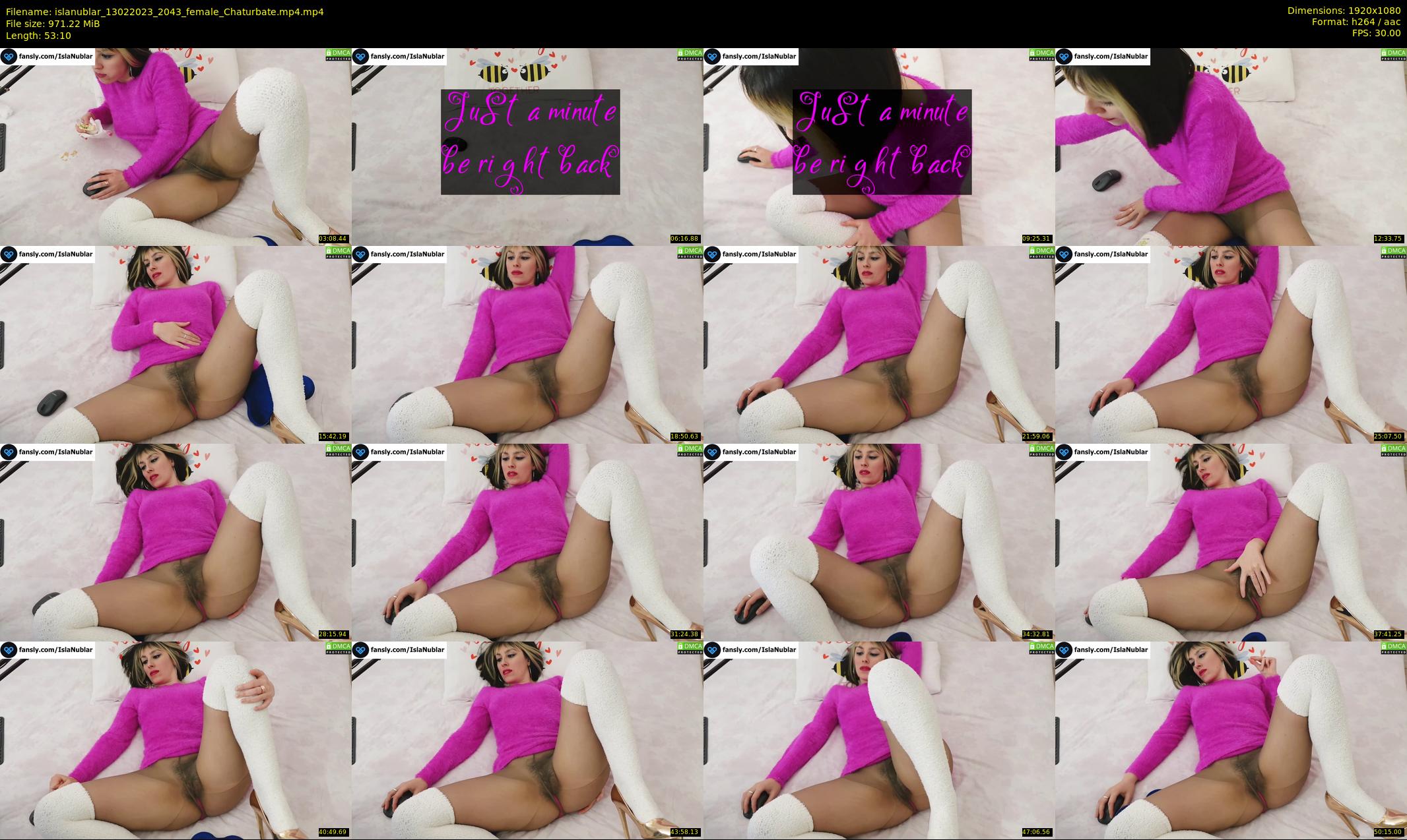 islanublar — 54 minute Chaturbate female cam show recording, 1080p, Feb 13, 2023