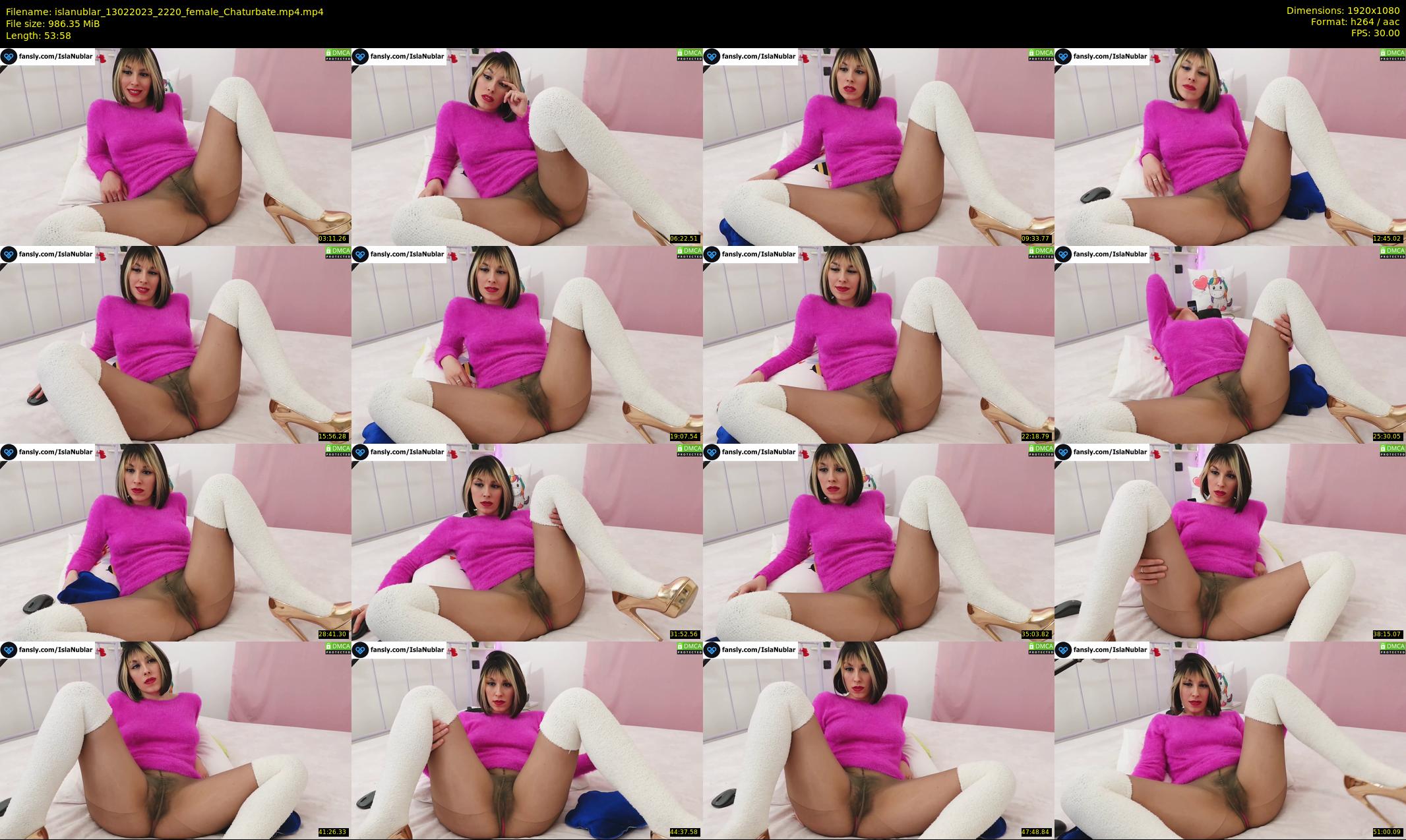 islanublar — 54 minute Chaturbate female cam show recording, 1080p, Feb 13, 2023