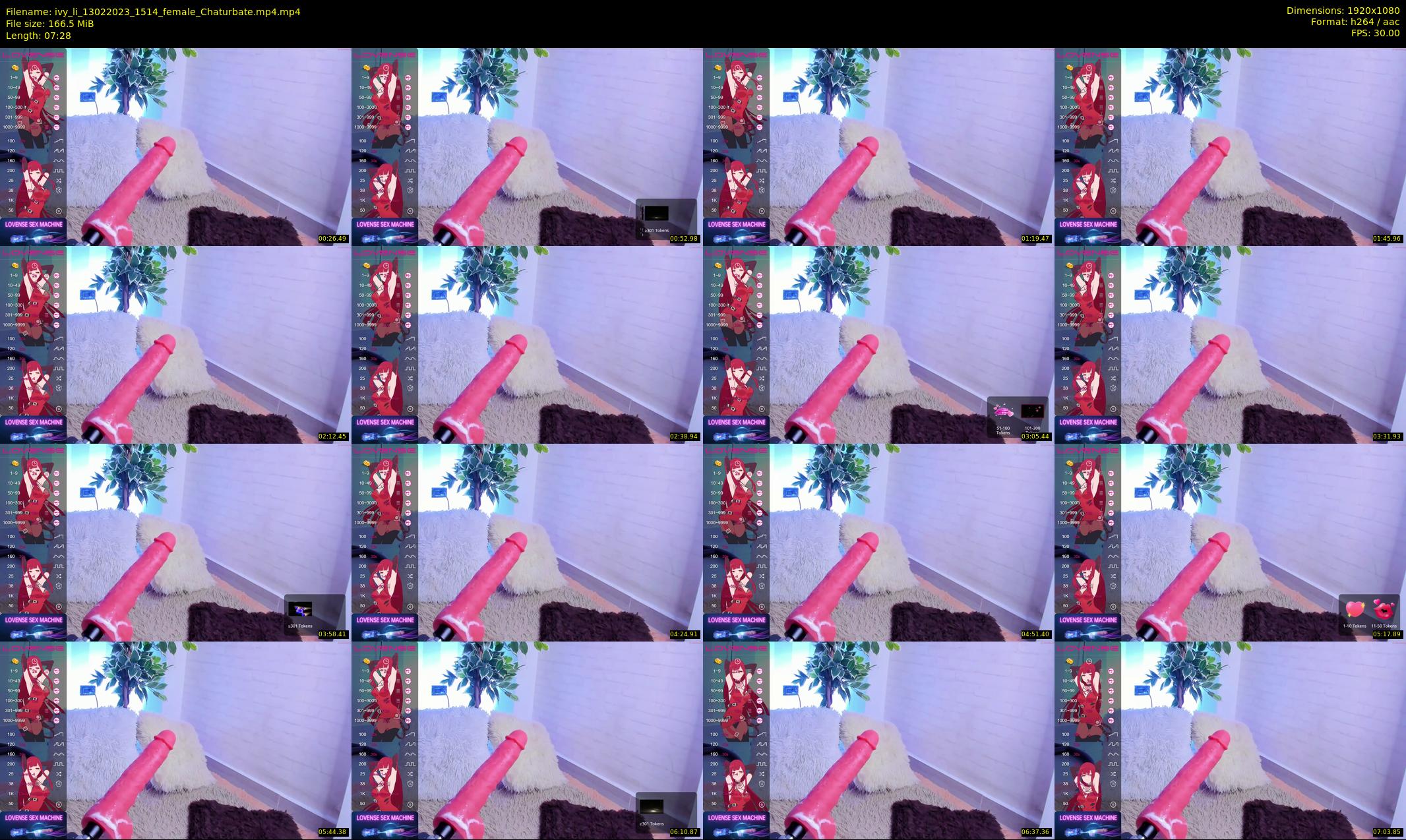 ivy_li — 8 minute Chaturbate female cam show recording, 1080p, Feb 13, 2023