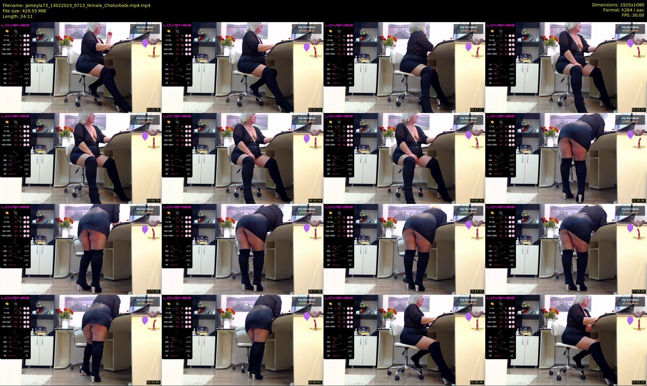 jameyla73 — 25 minute Chaturbate female cam show recording, 1080p, Feb 13, 2023